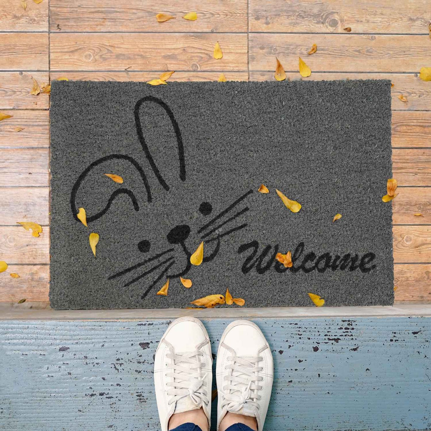 Door mat coconut fiber "Welcome"
