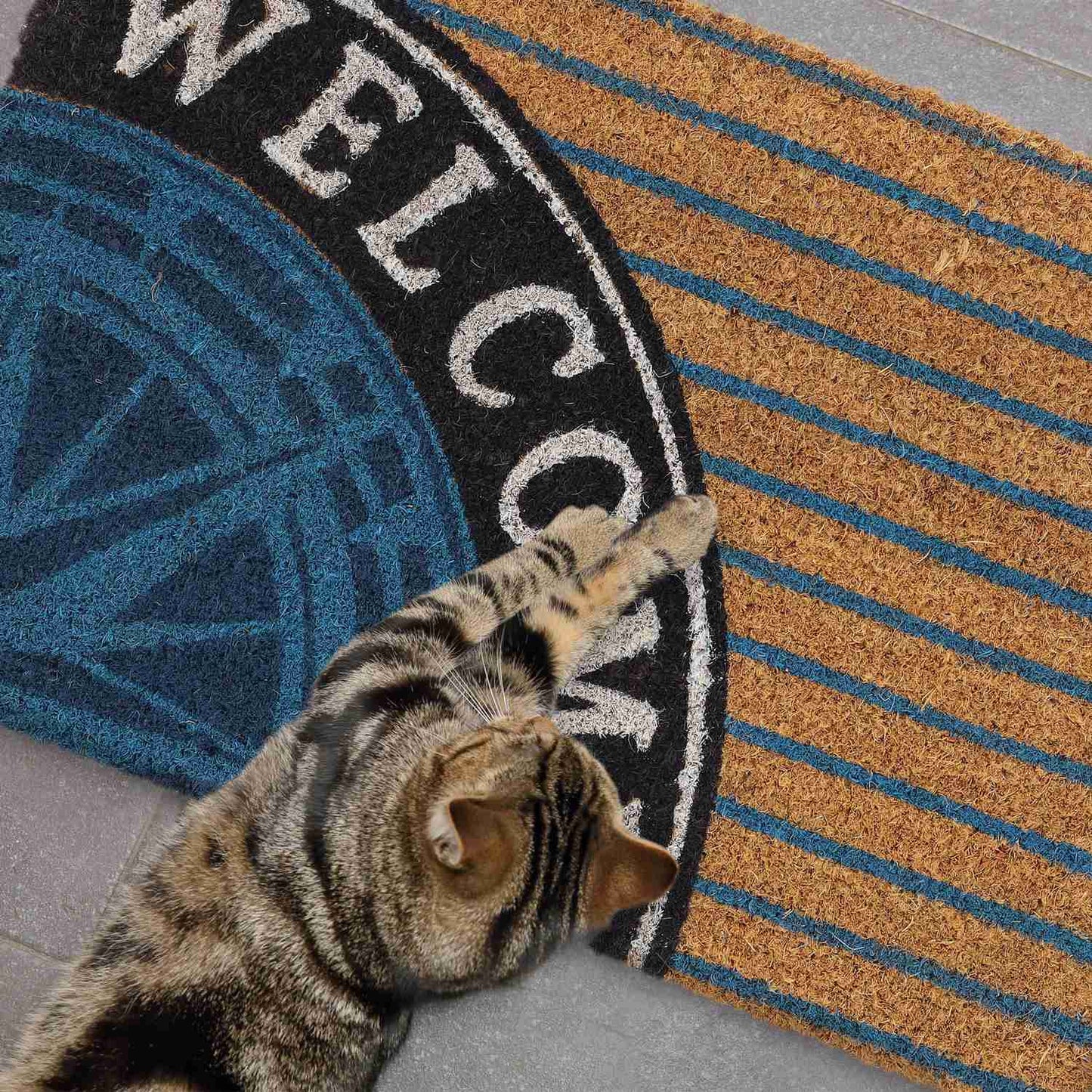 Door mat coconut fiber "Welcome"