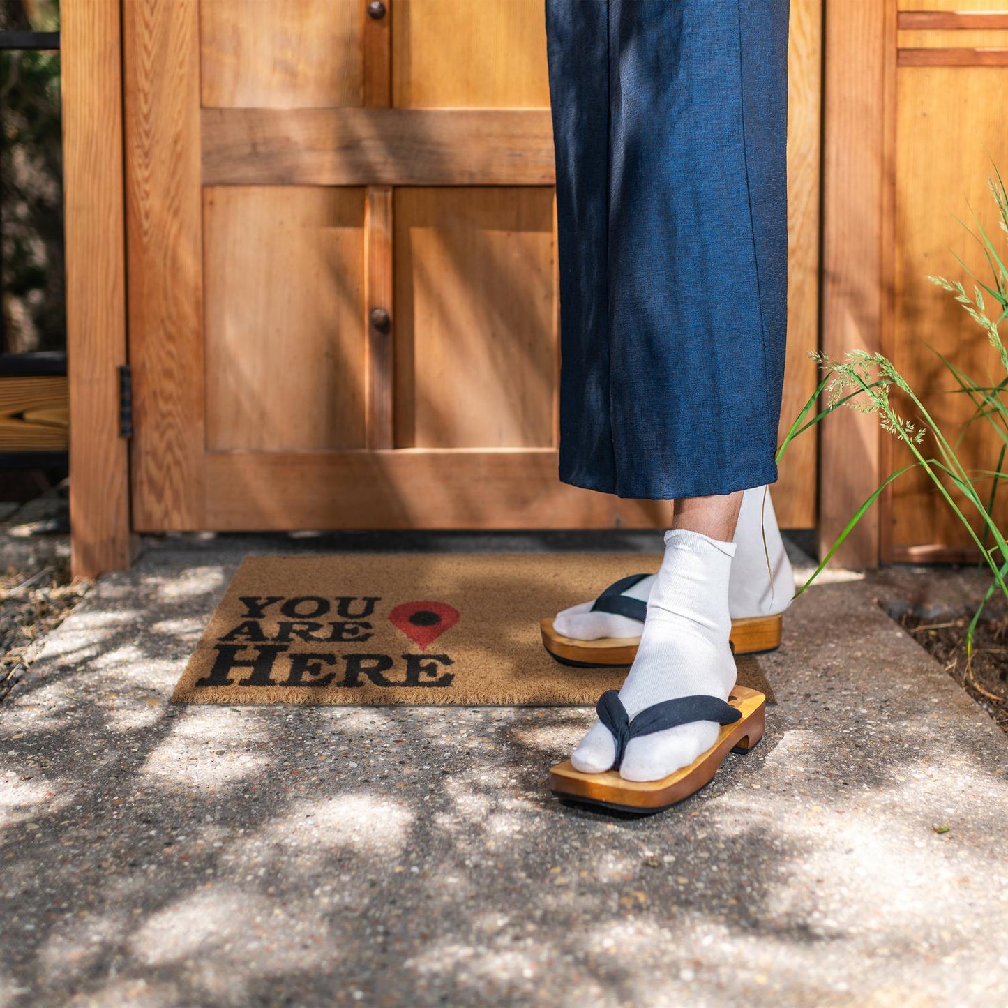 Door mat coconut fiber "You Are Here"