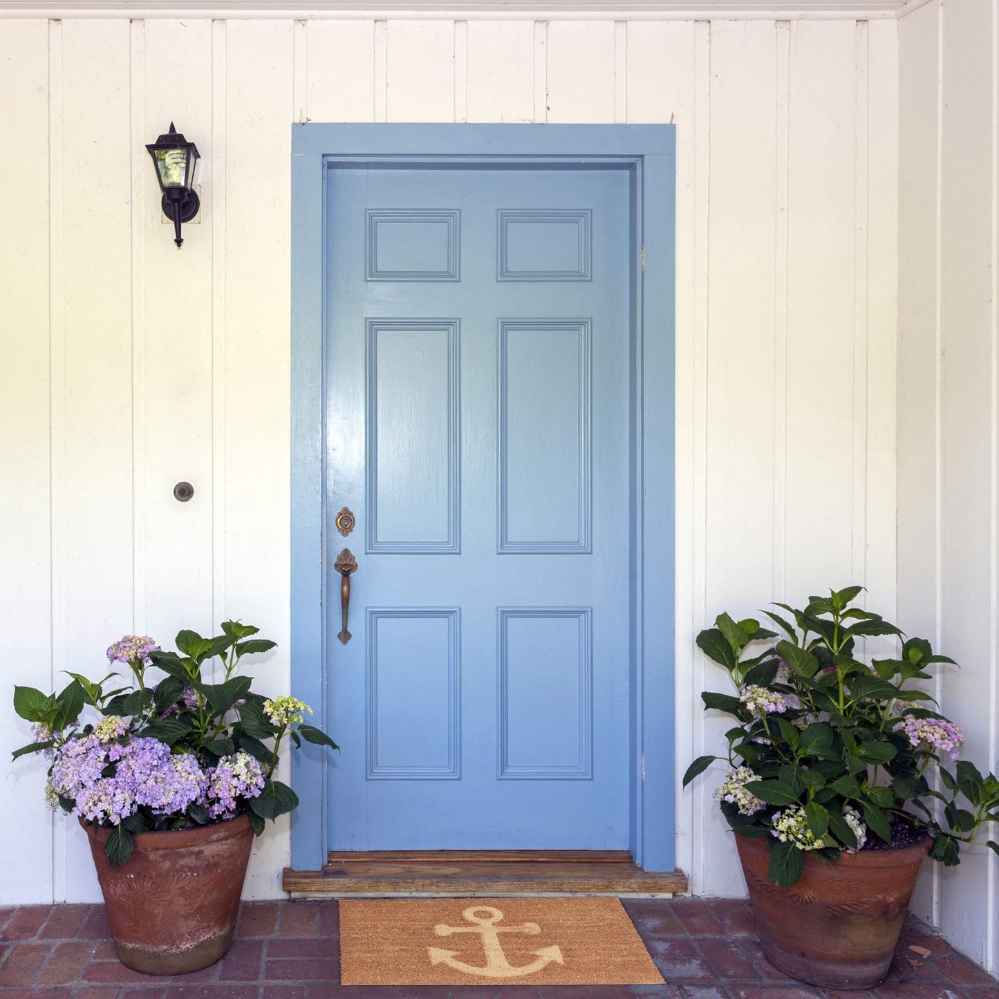 Doormat coconut fiber anchor