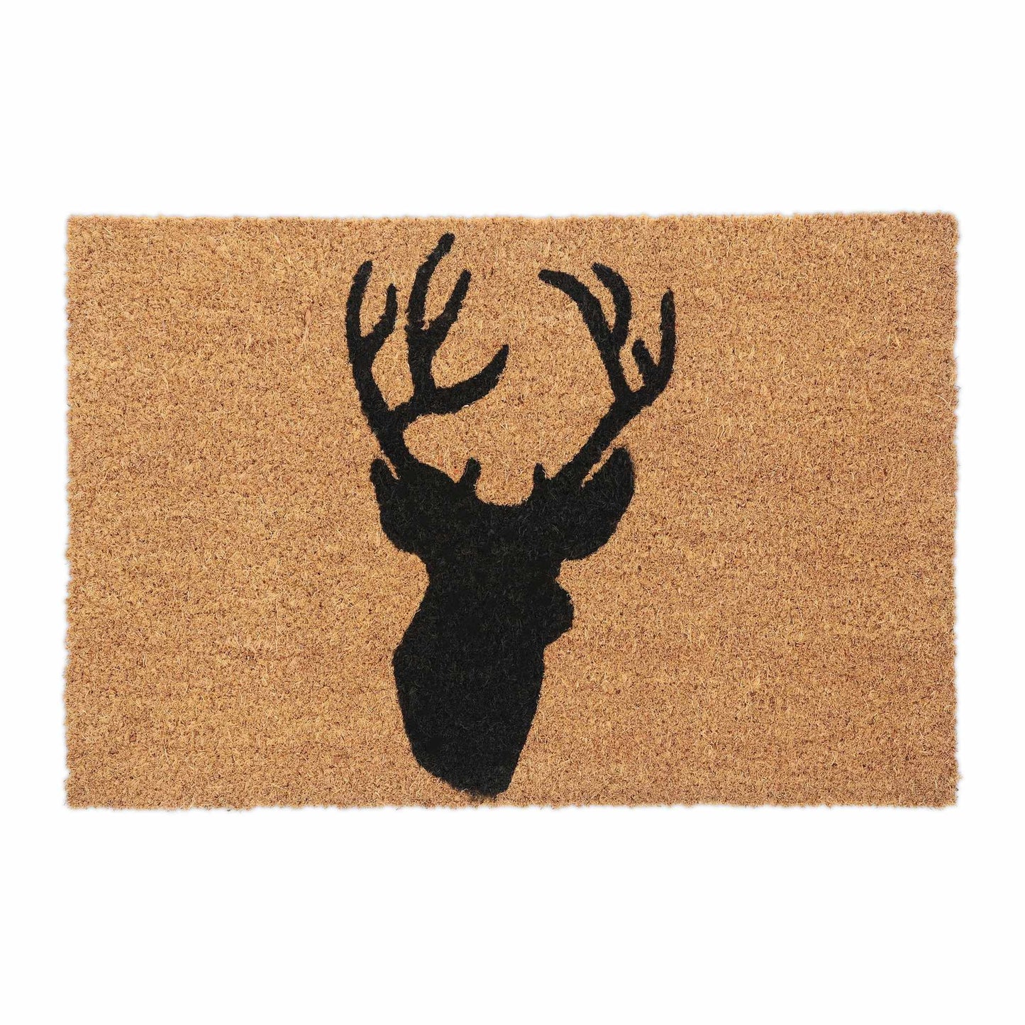 Door mat coconut fiber deer head