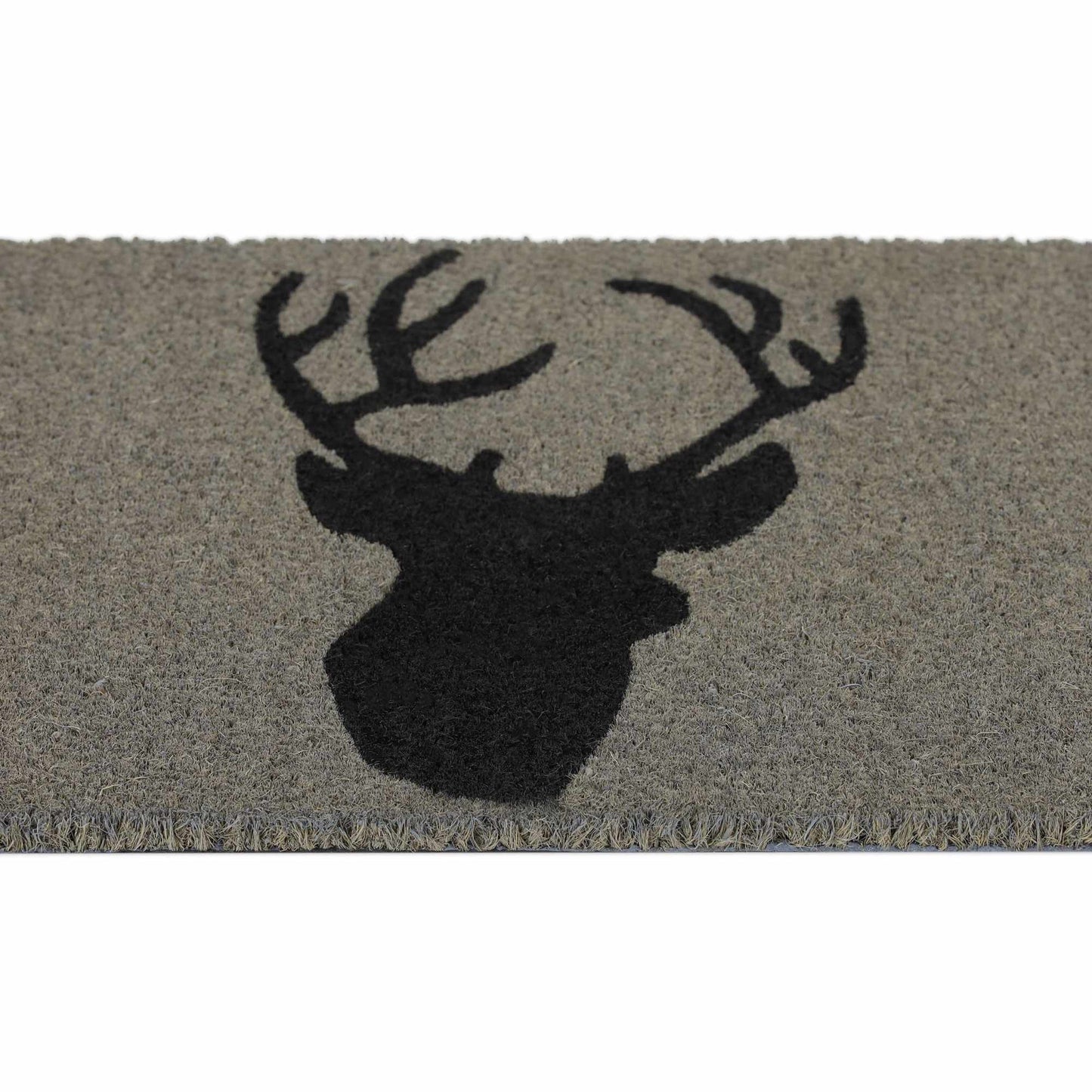 Door mat coconut fiber deer head