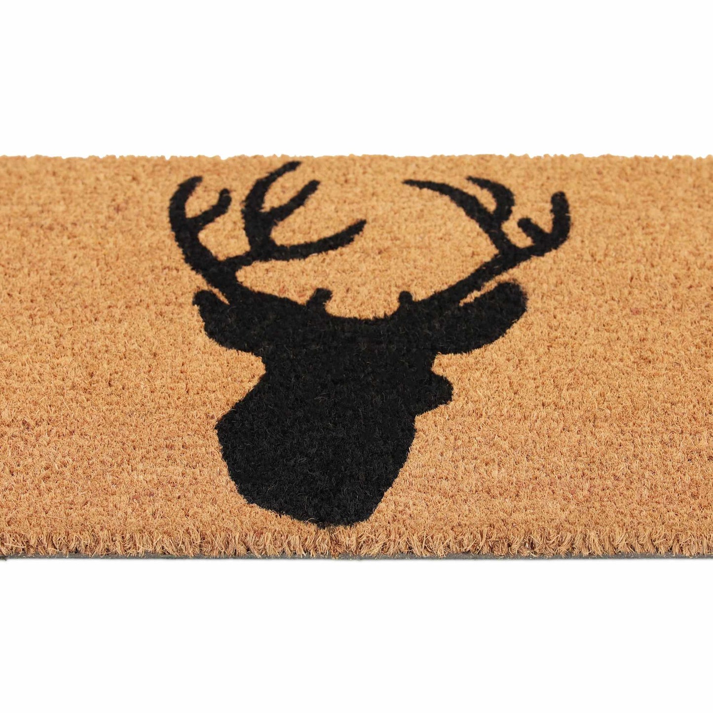 Door mat coconut fiber deer head