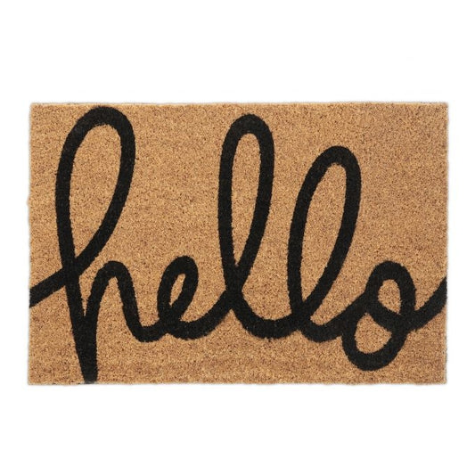Door mat coconut fiber "hello"