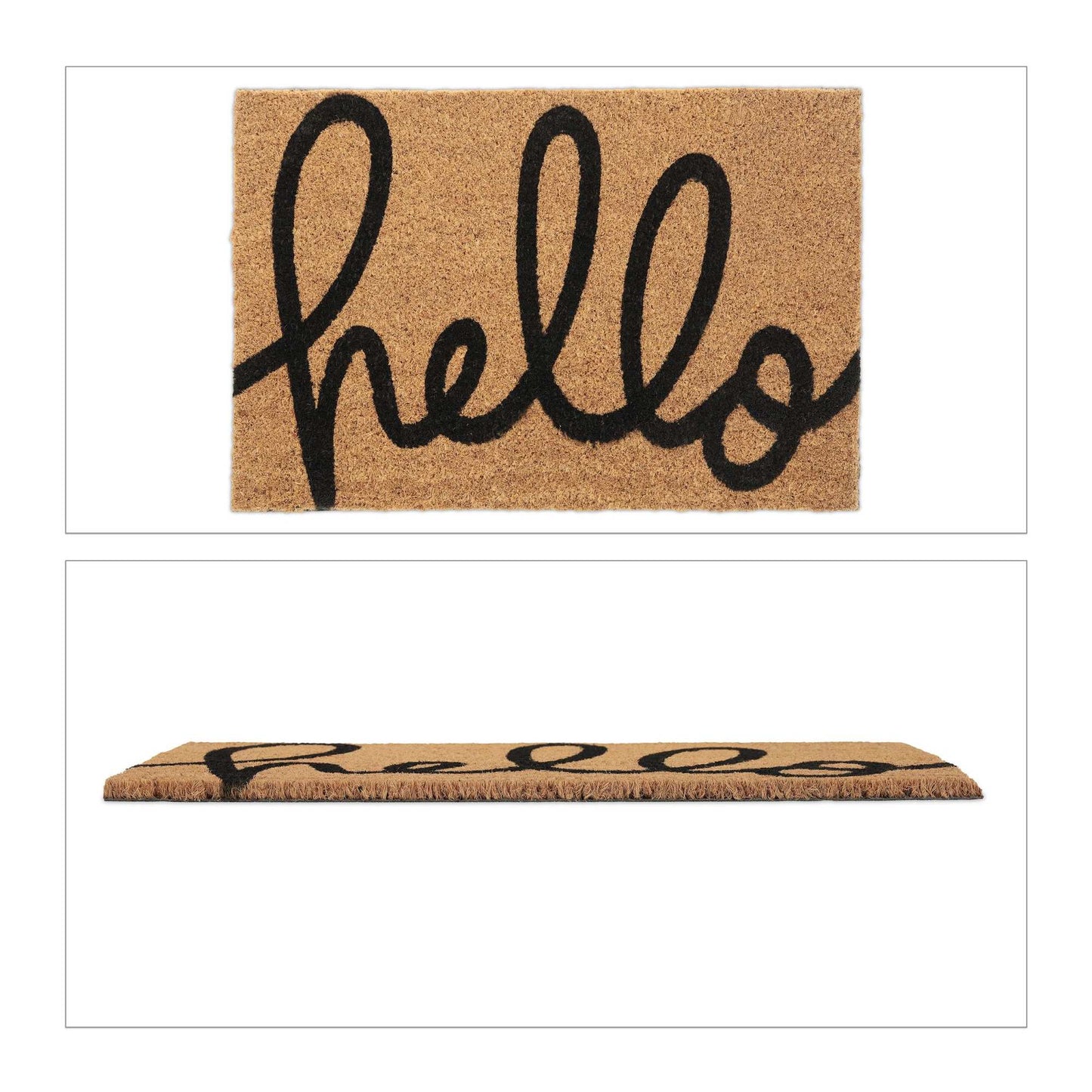 Door mat coconut fiber "hello"