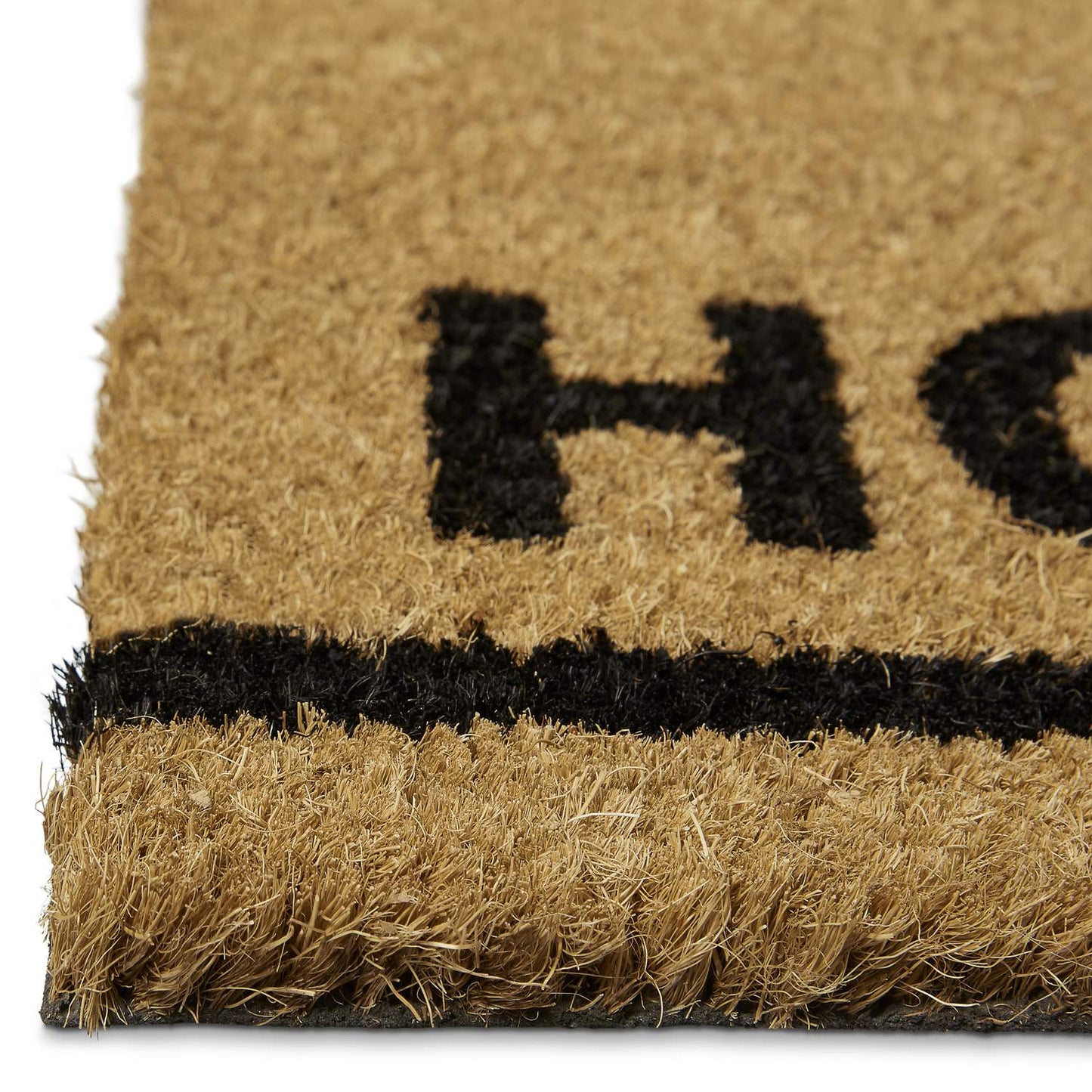 Door mat coconut fiber long "Home is ..."