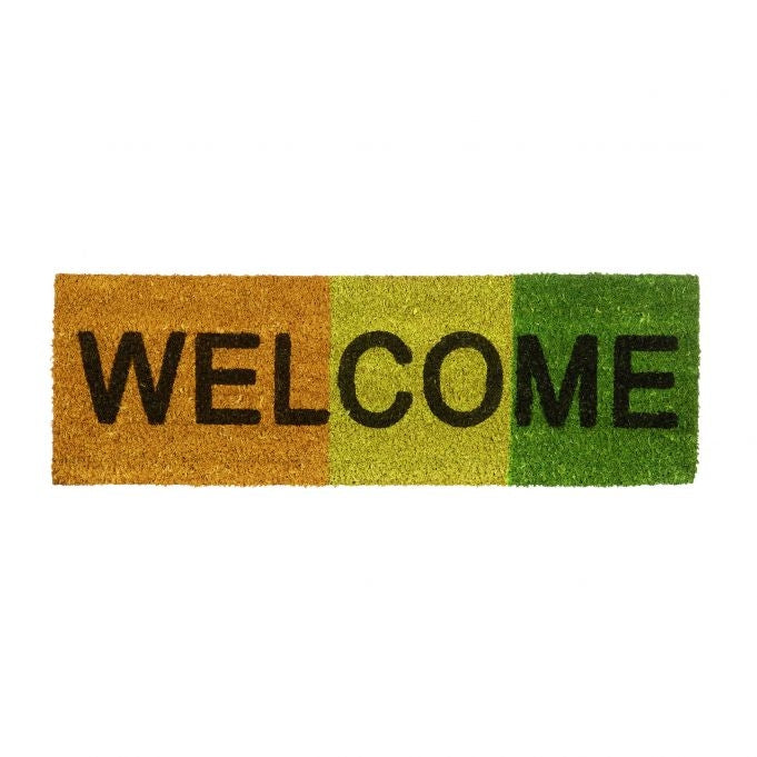 Door mat coconut fiber narrow "Welcome"