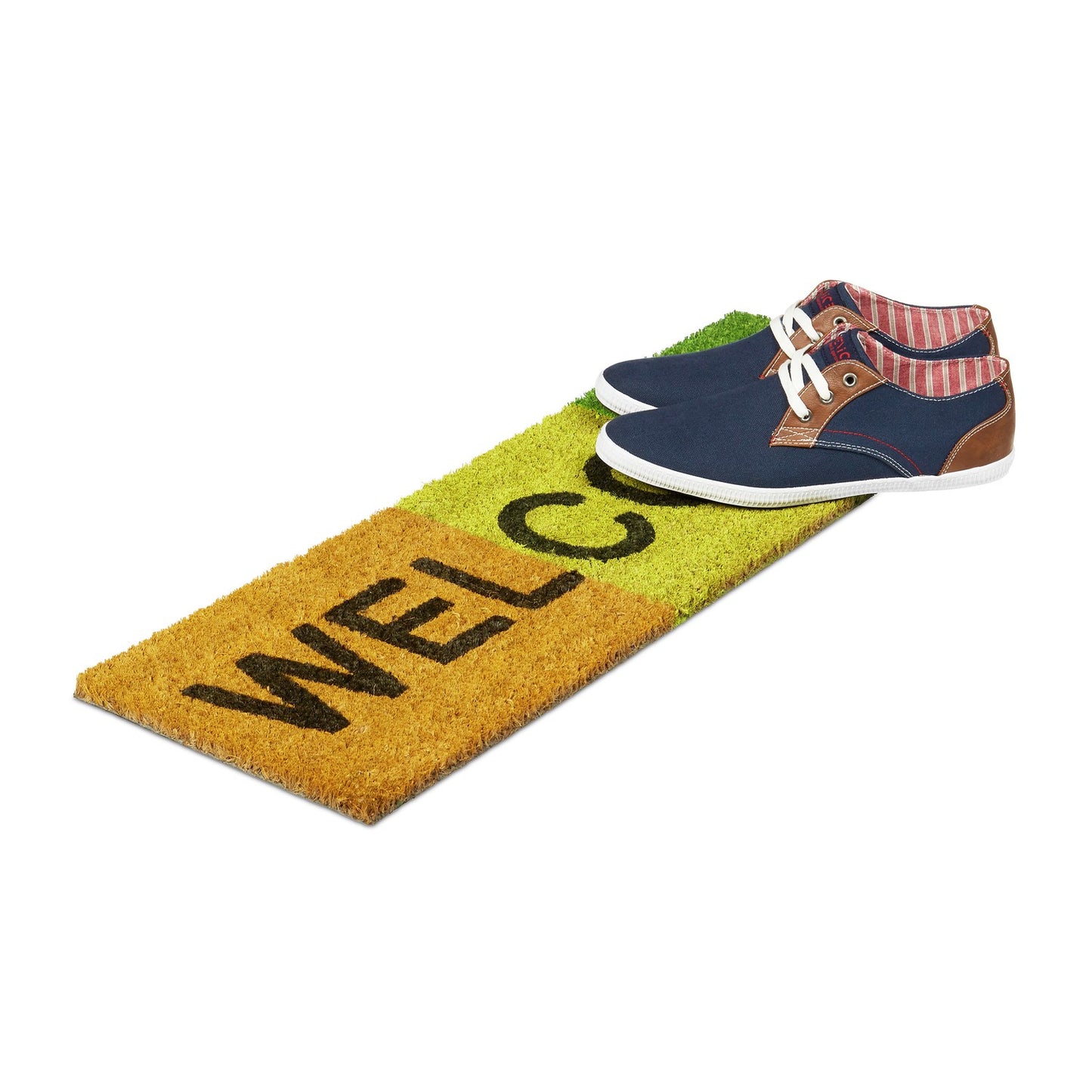 Door mat coconut fiber narrow "Welcome"