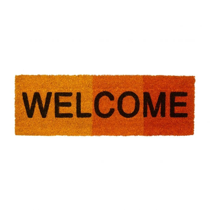 Door mat coconut fiber narrow "Welcome"