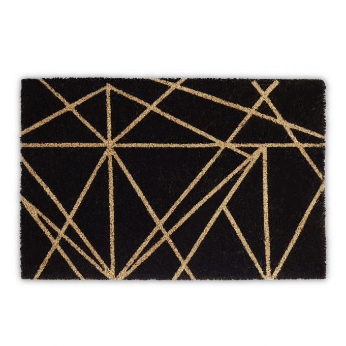 Door mat coconut fiber patterned