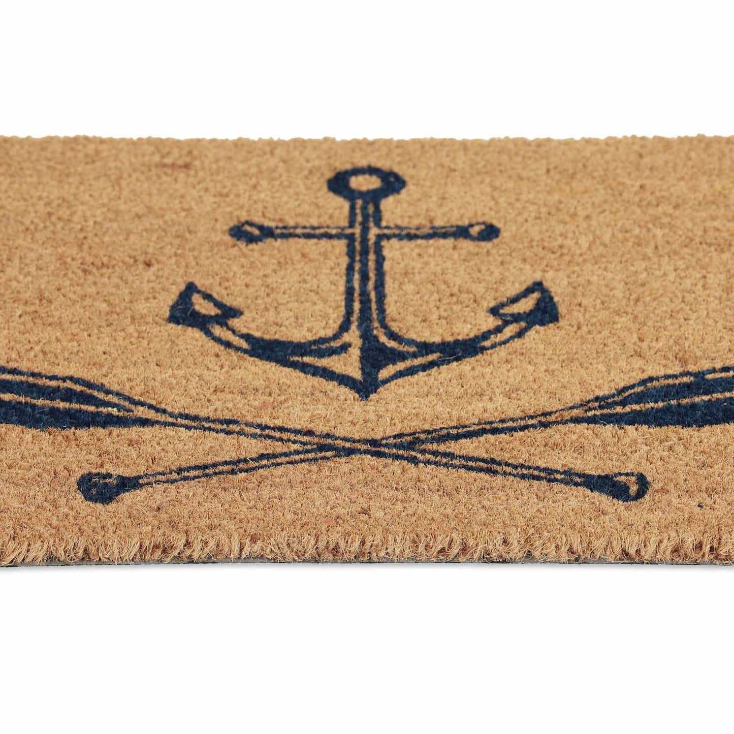 Doormat coconut fiber with anchor & oars
