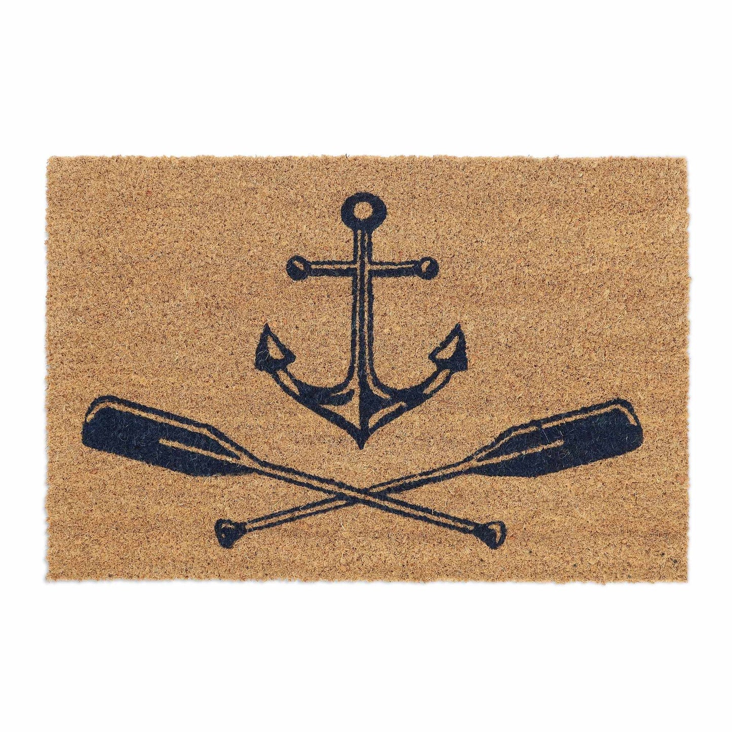 Doormat coconut fiber with anchor & oars