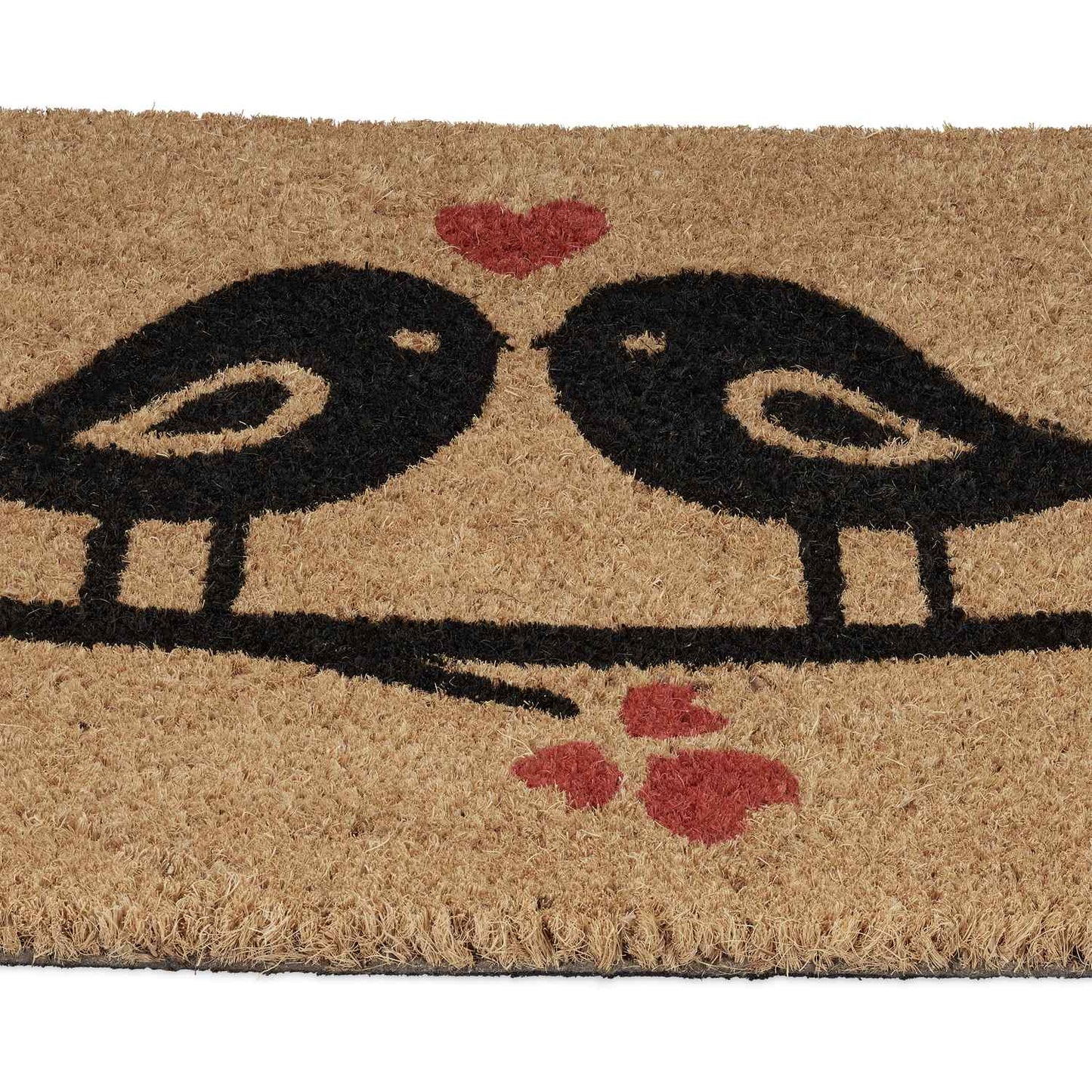Doormat coconut fiber with birds