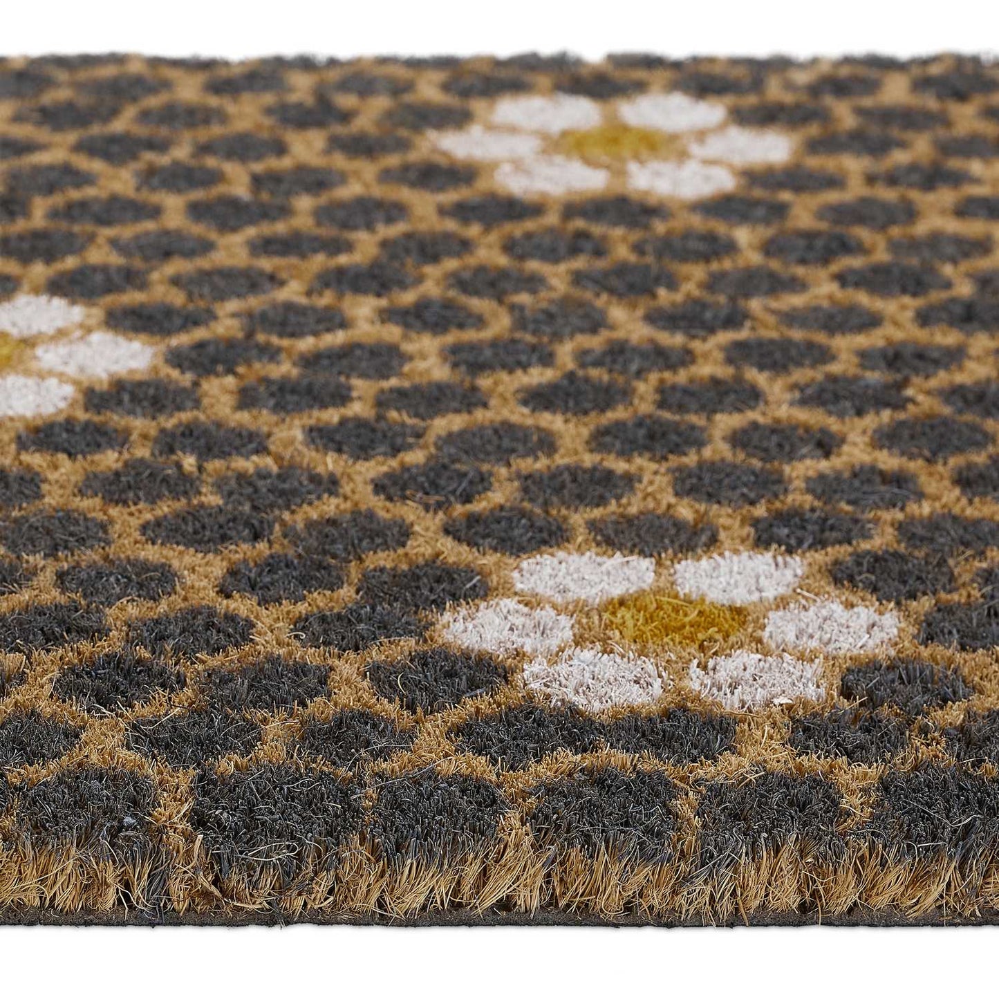 Doormat coconut fiber with honeycomb pattern