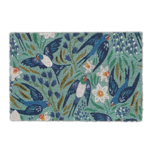 Doormat coconut fiber with swallows