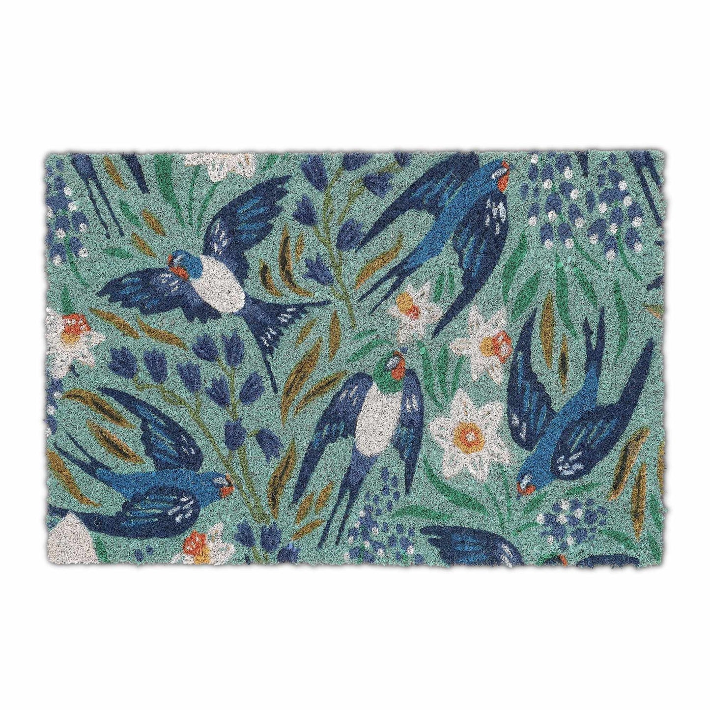 Doormat coconut fiber with swallows