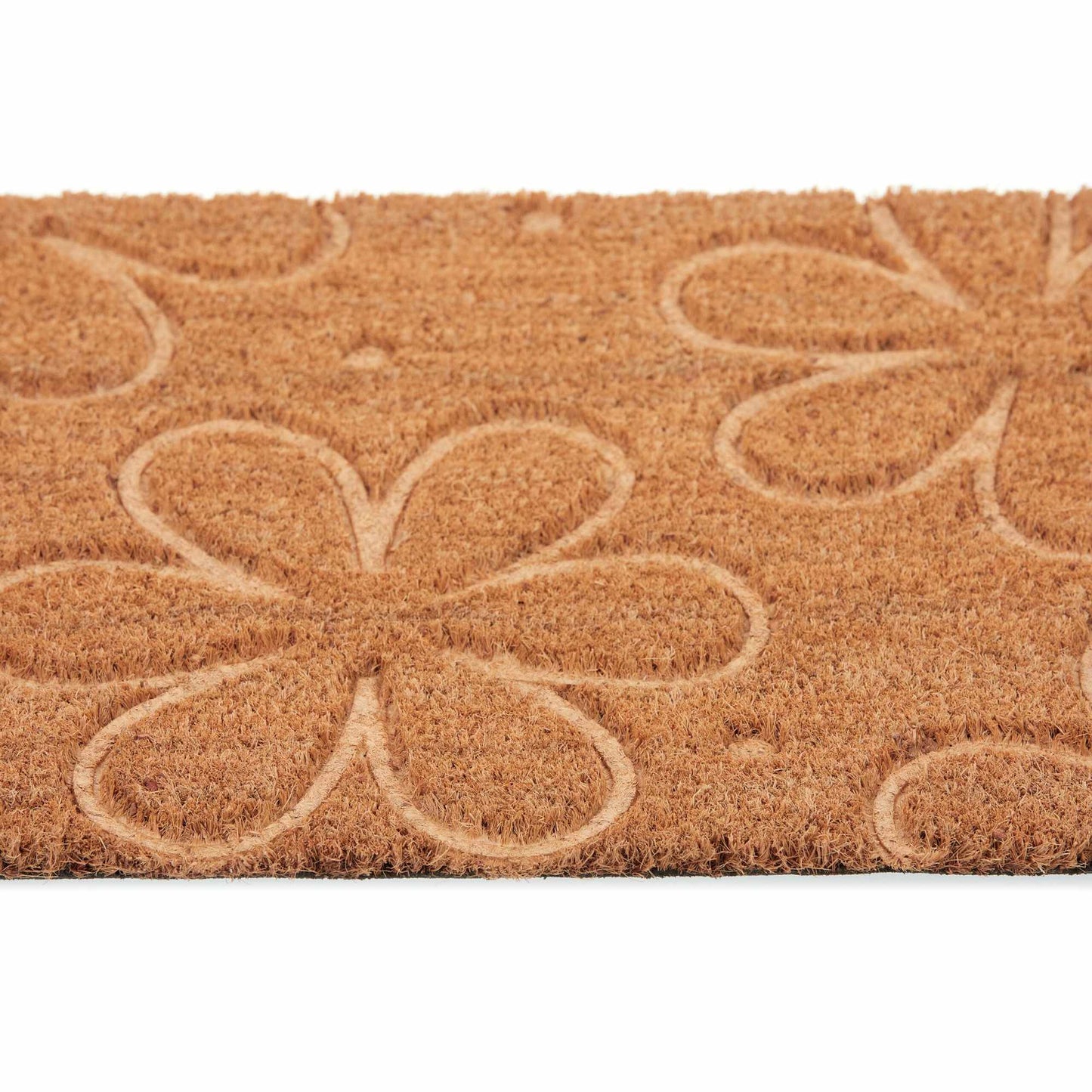 Door mat coconut flowers