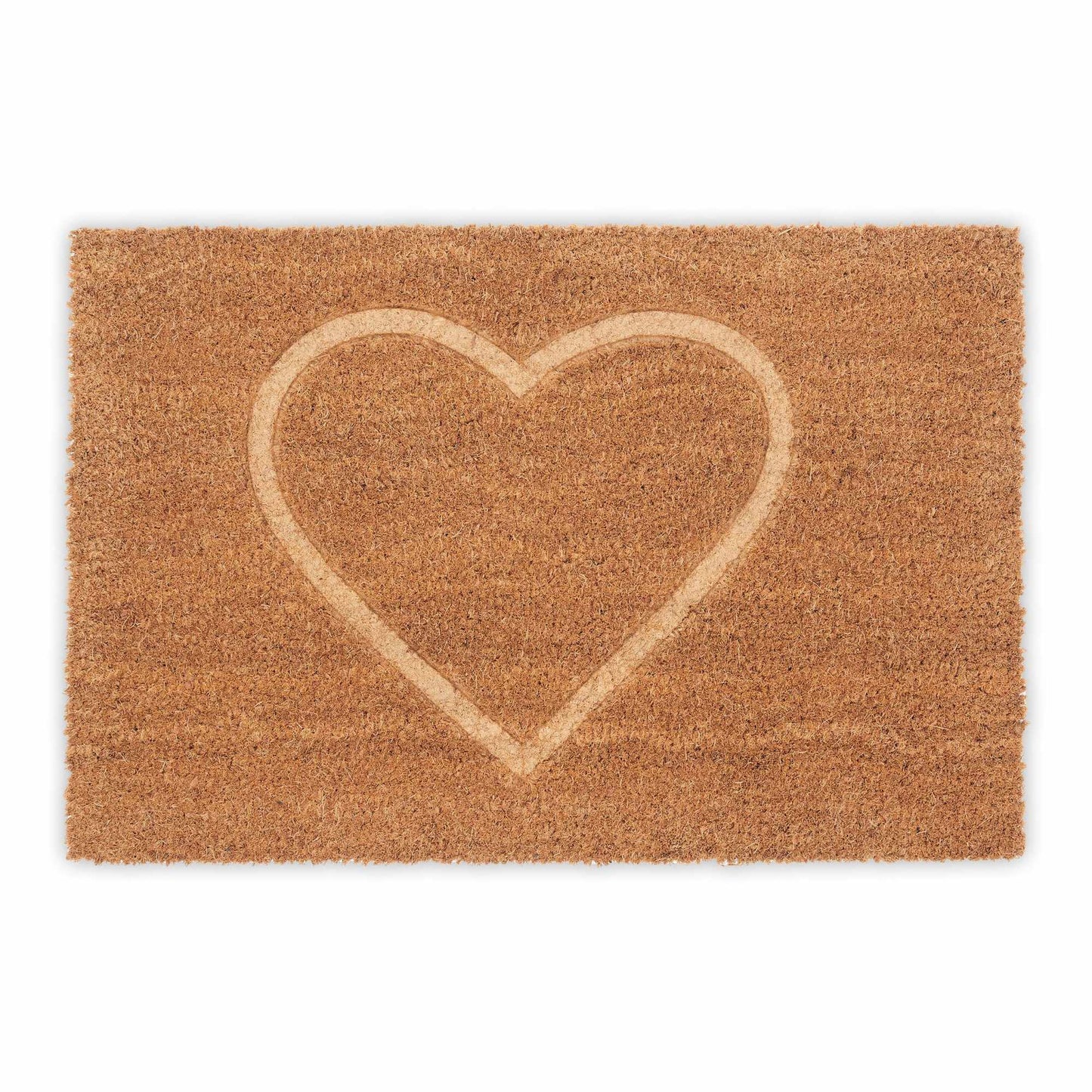 Door mat coconut heart