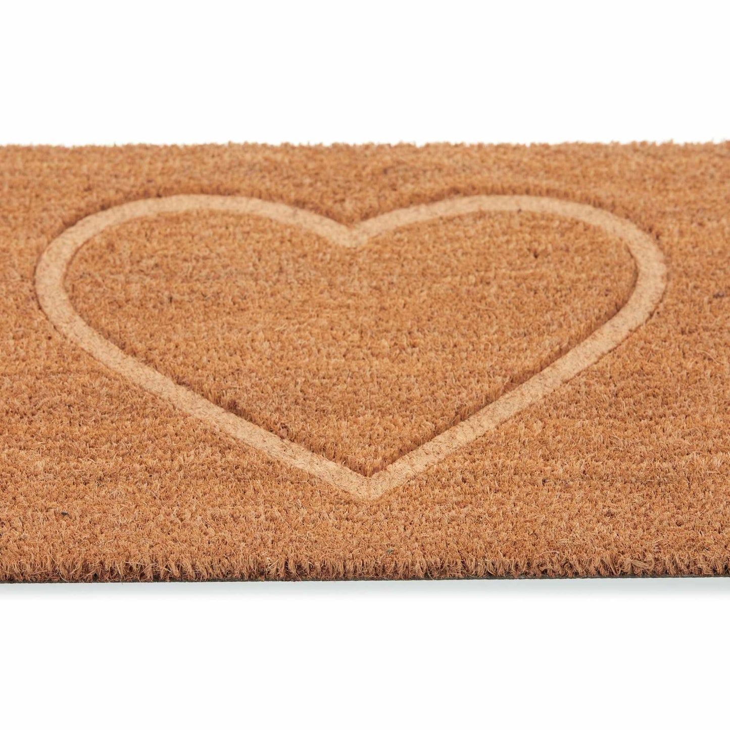 Door mat coconut heart