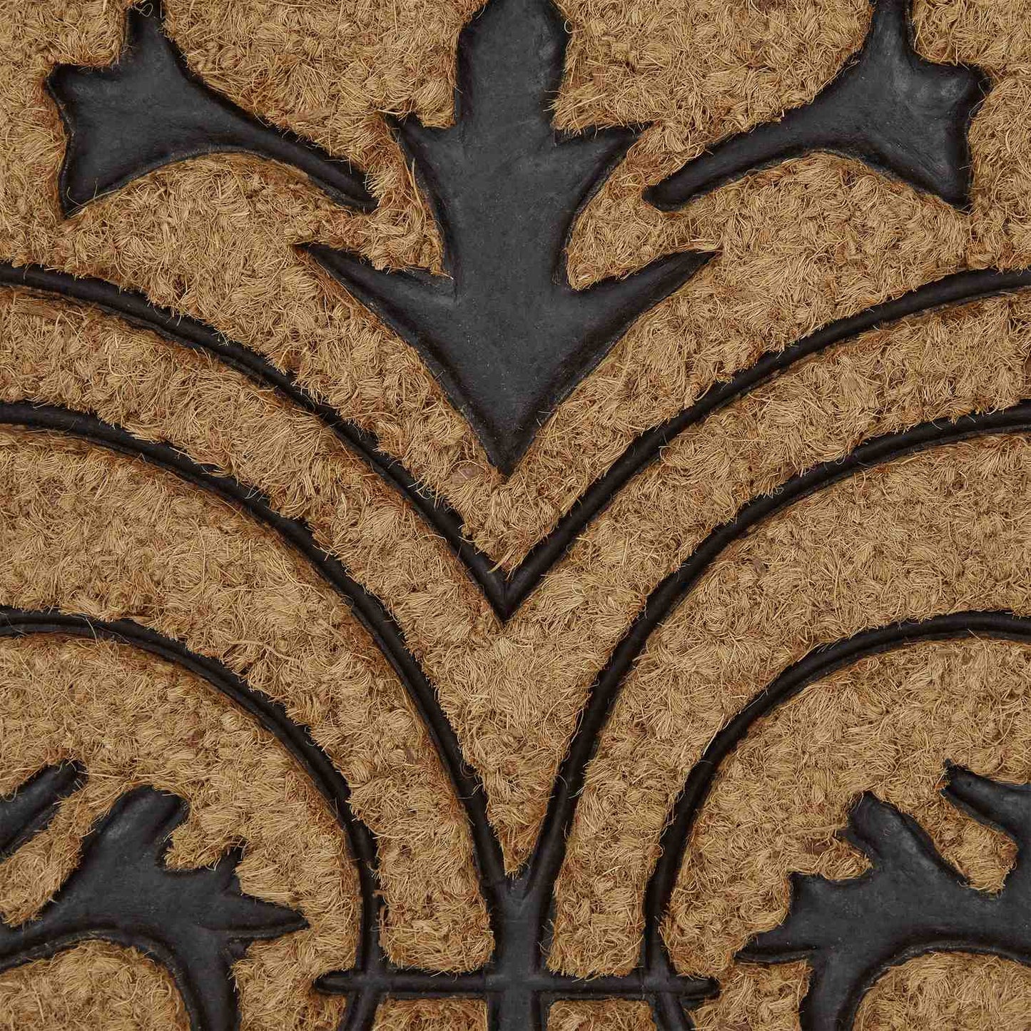 Door mat coconut semicircular 60x100 cm