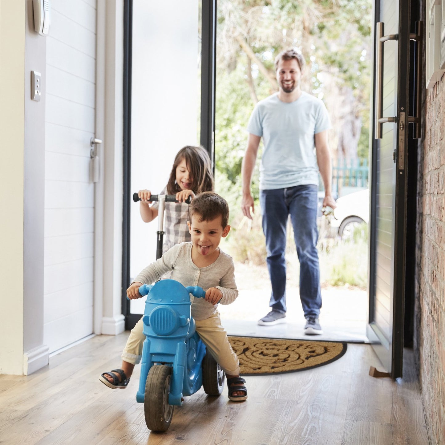 Door mat coconut semicircular 60x100 cm