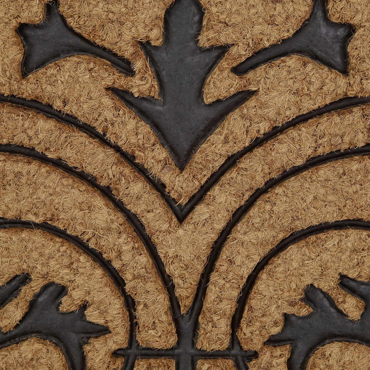 Door mat coconut semicircular 60x100 cm
