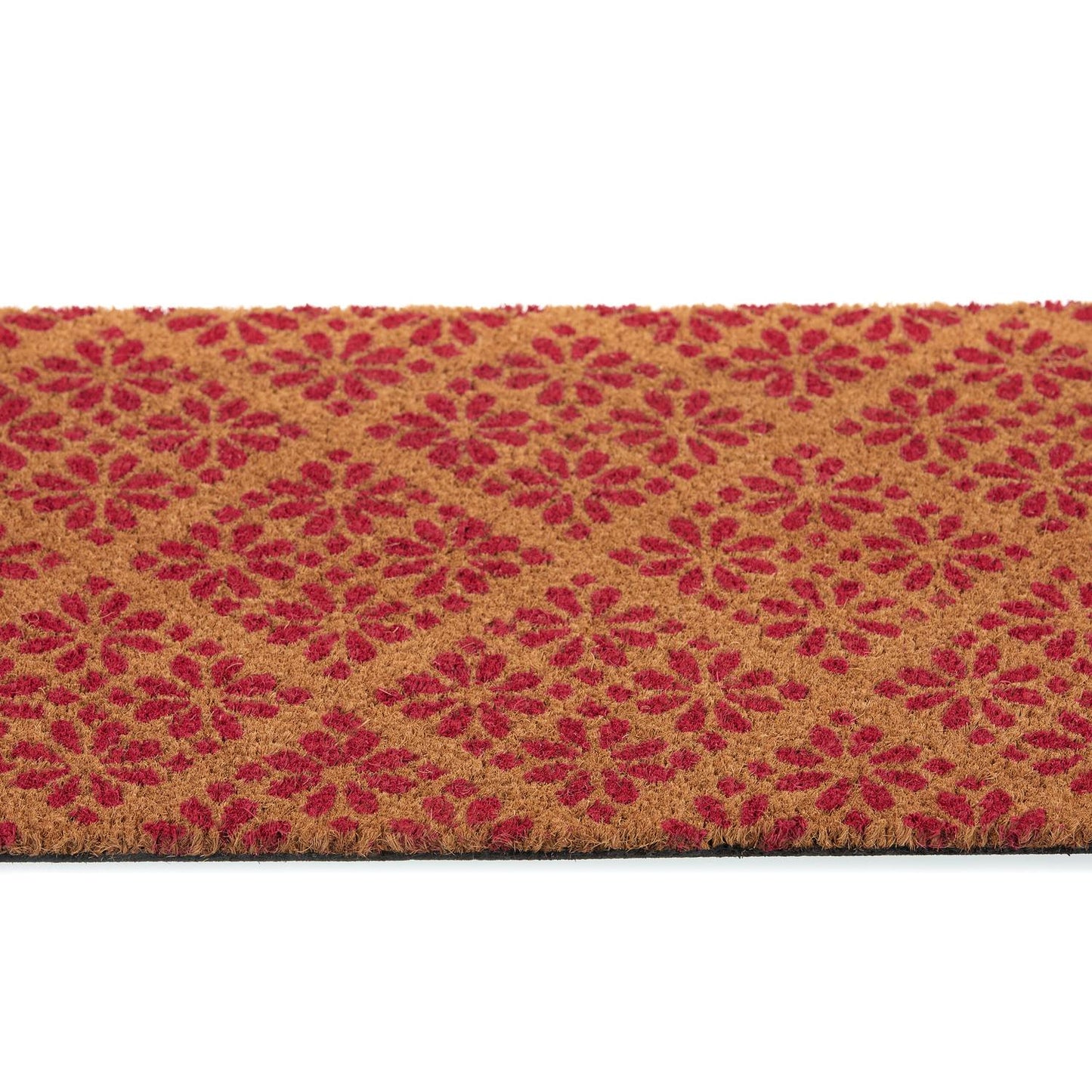 Doormat in a floral pattern
