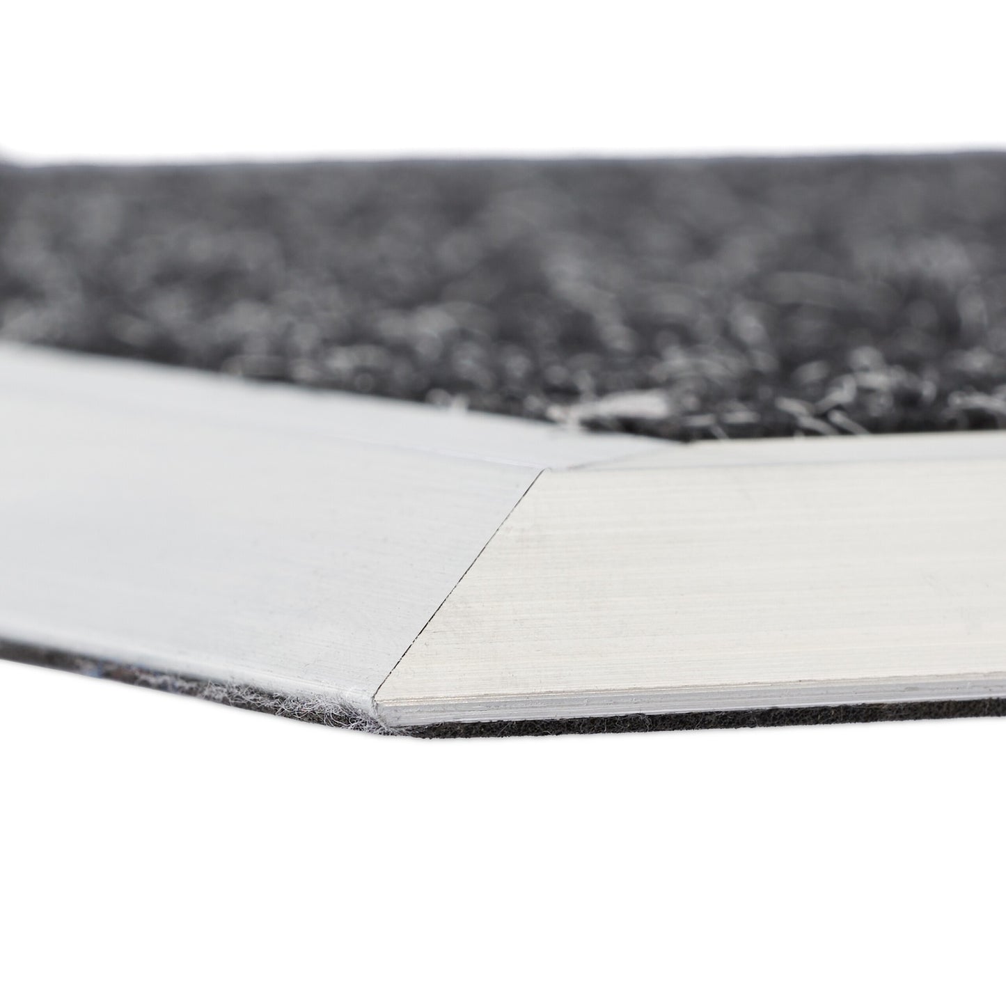 Doormat in aluminum black