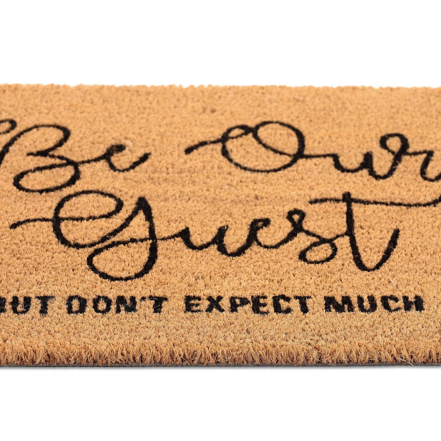 Doormat in coconut "Be Our Guest