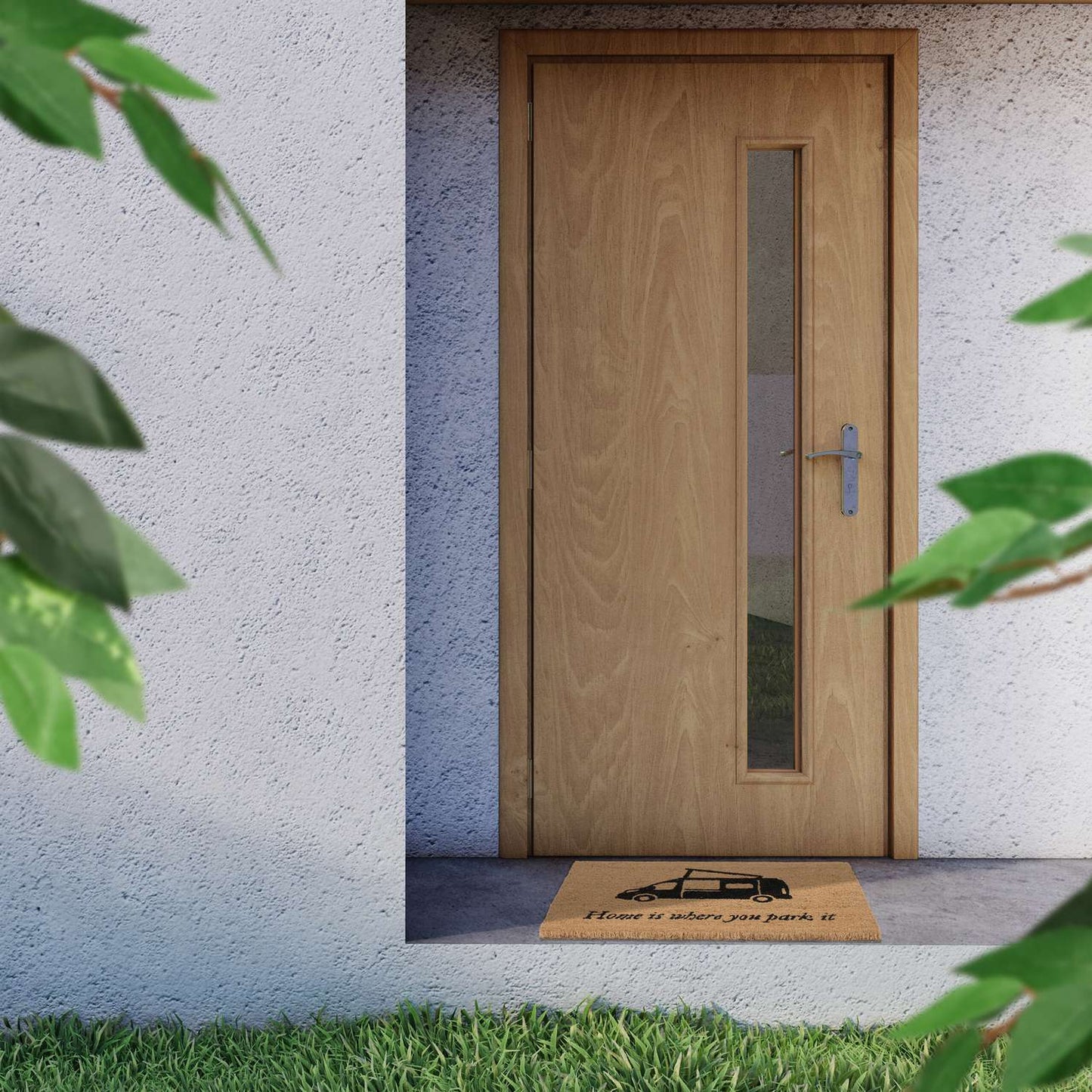 Doormat in coconut "Motorhome