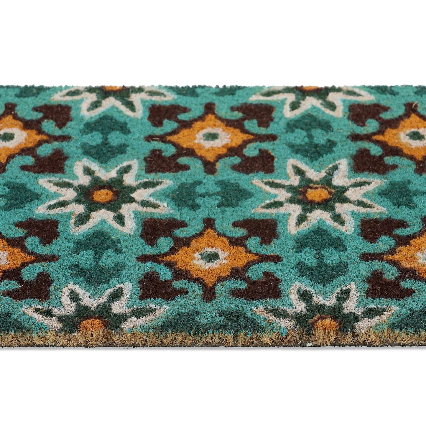 Door mat in coconut oriental