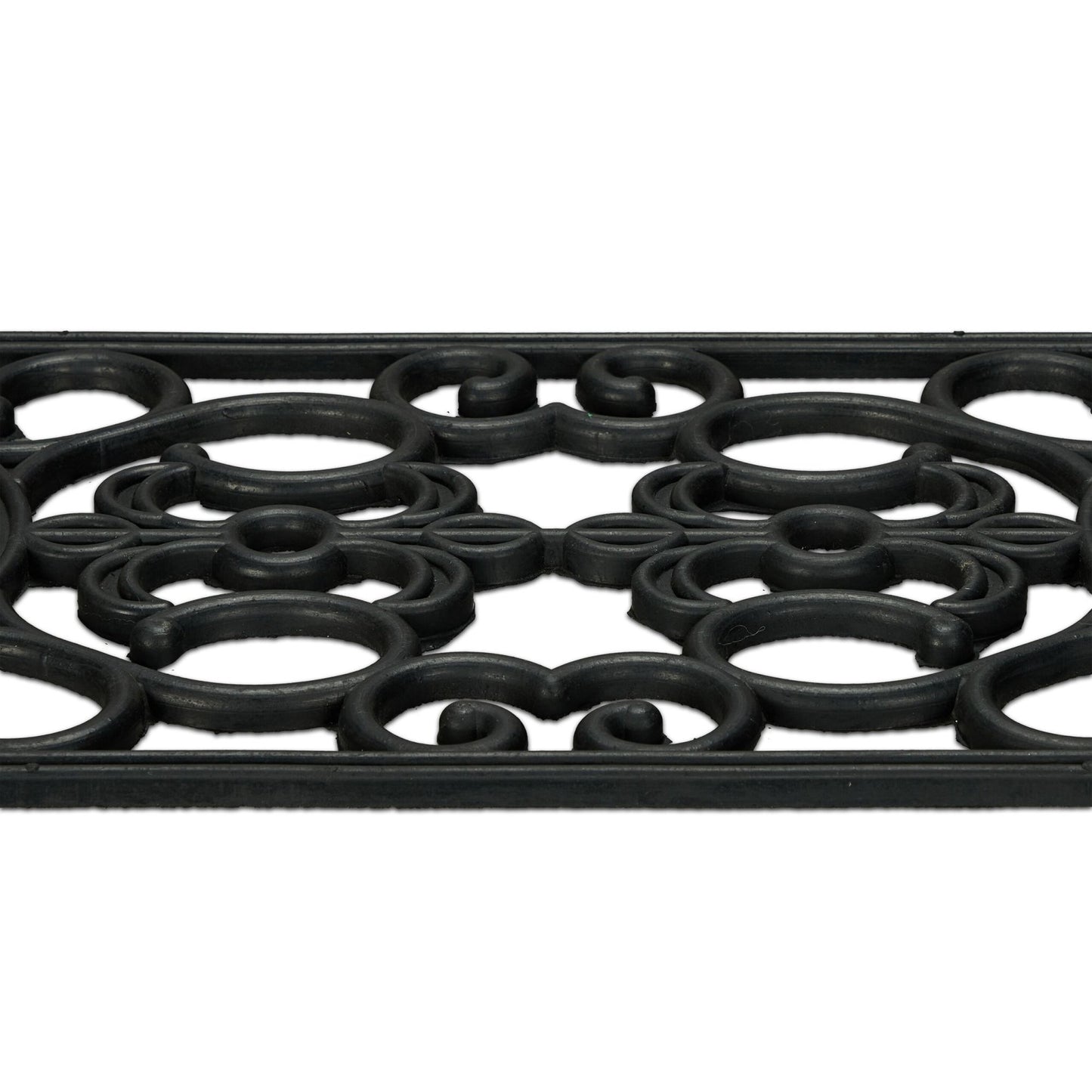 Doormat made of rubber ornament