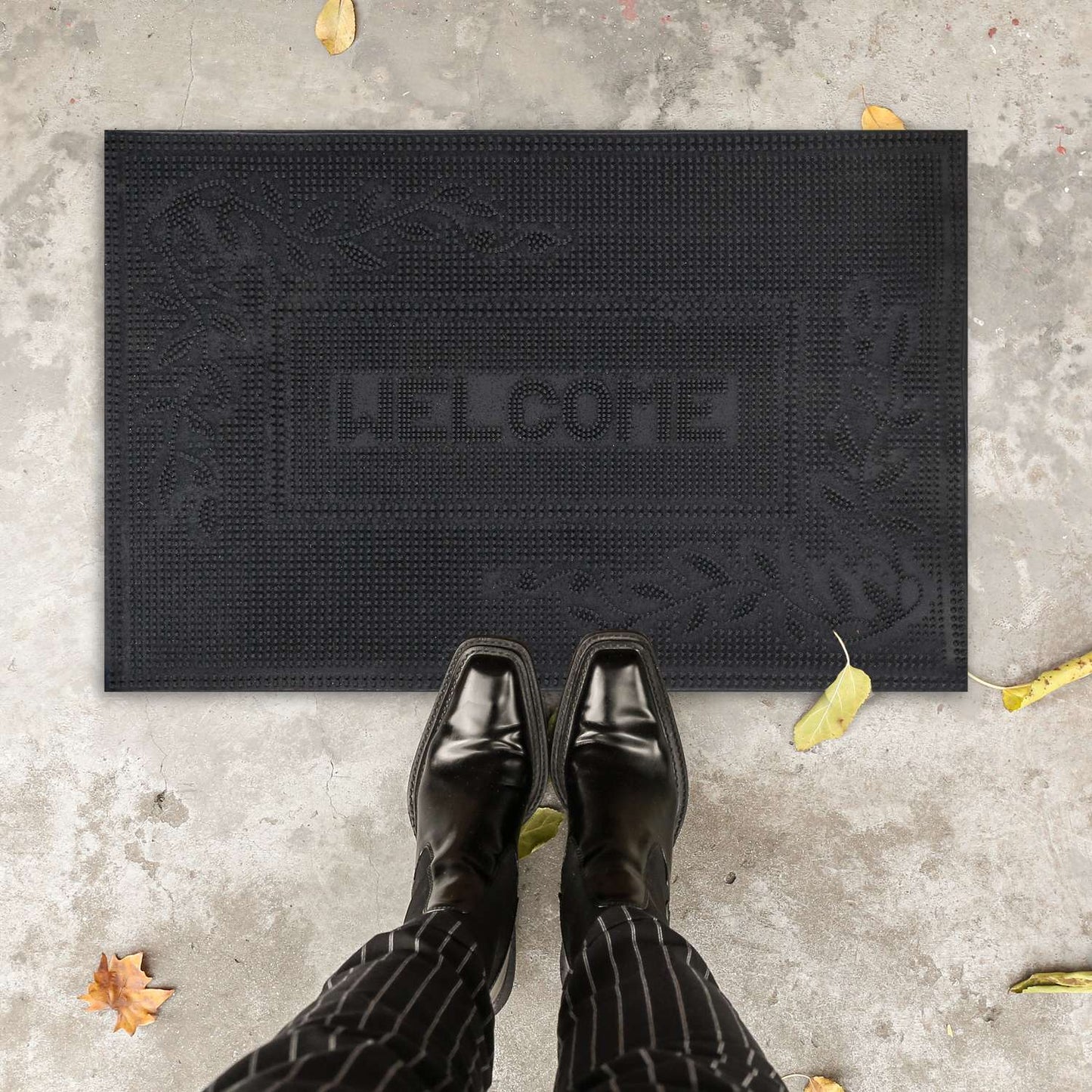 Door mat rubber "Welcome"