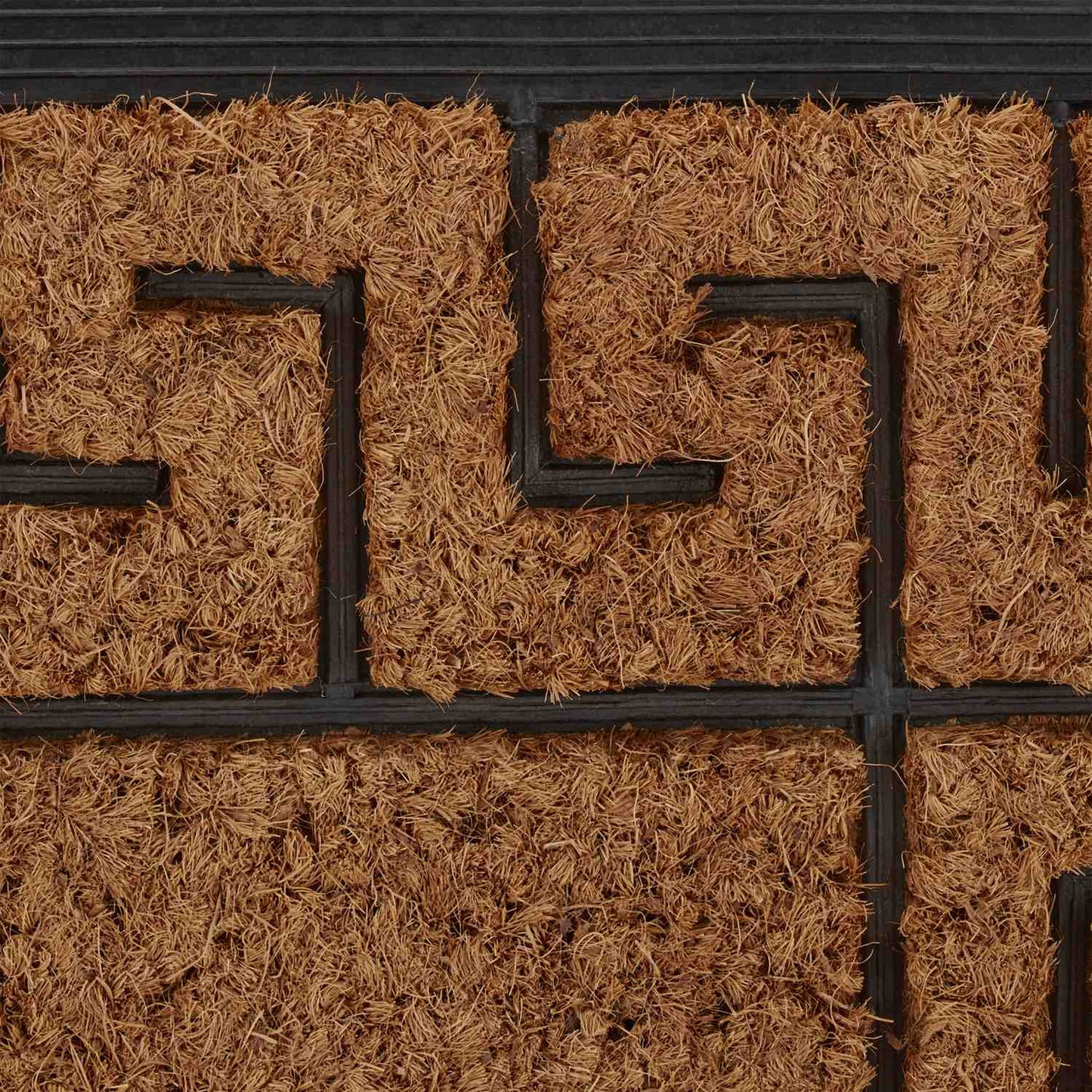 Door mat rubber & coconut pattern