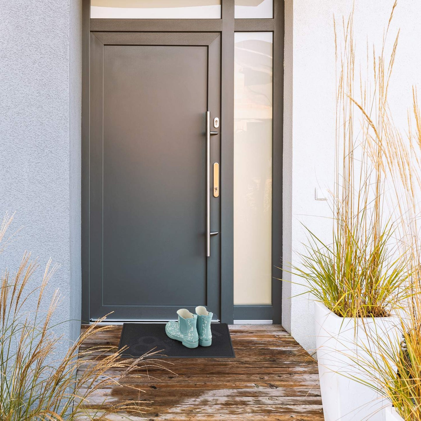 Door mat rubber design key