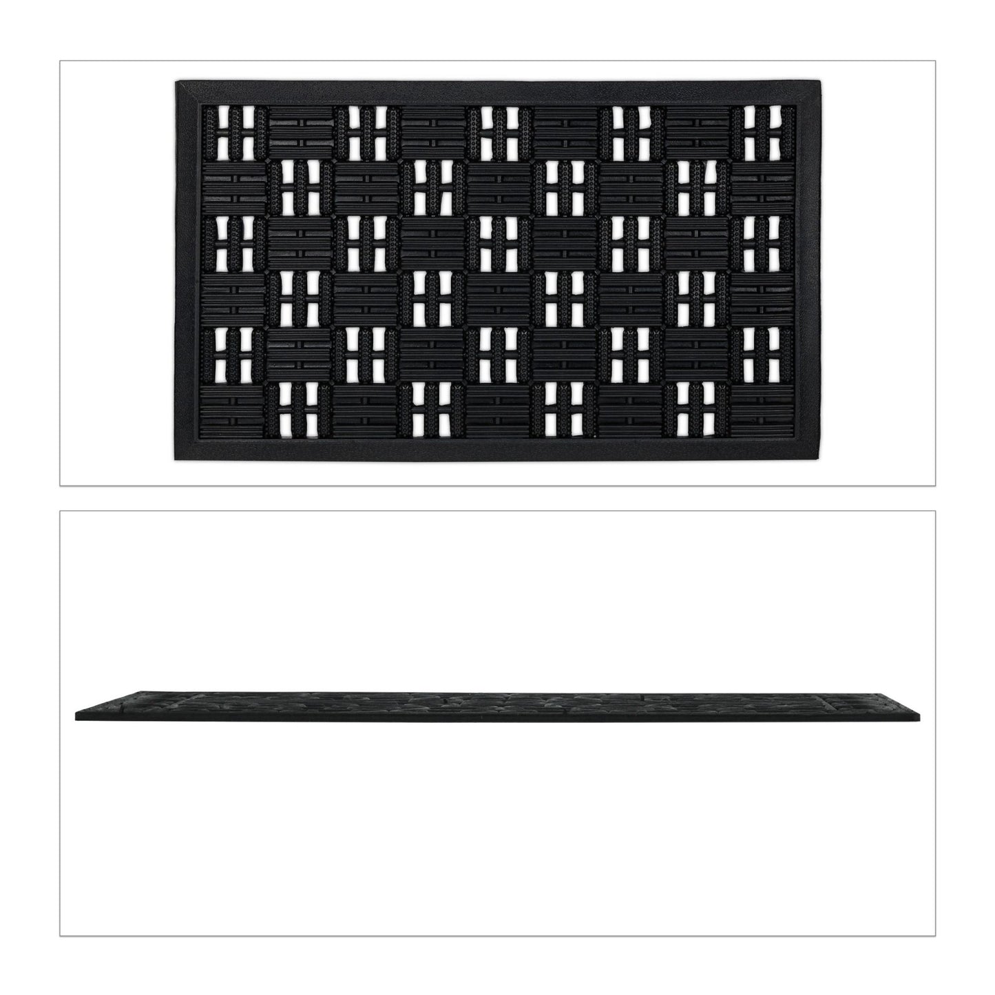 Door mat rubber grid