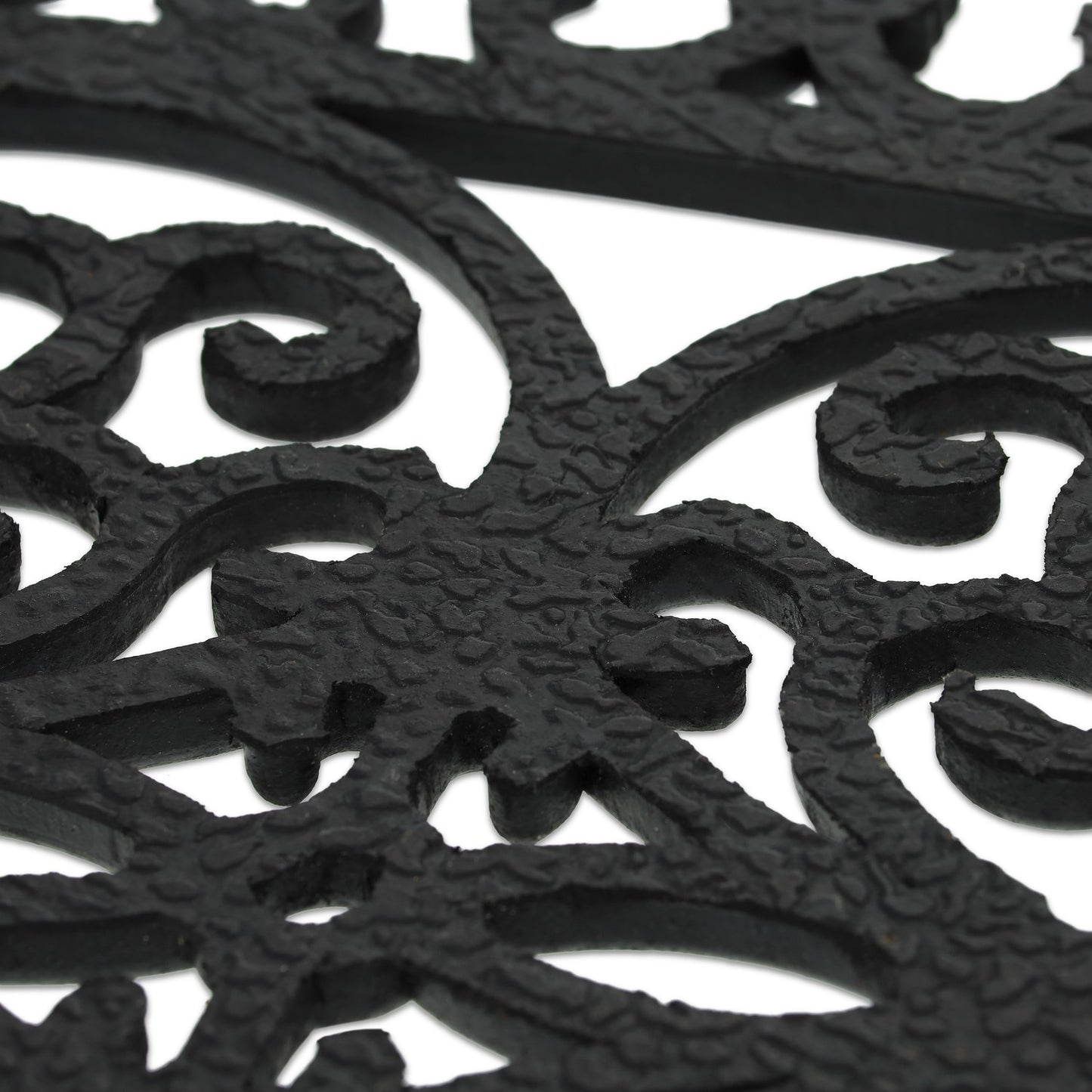 Door mat rubber ornament oval