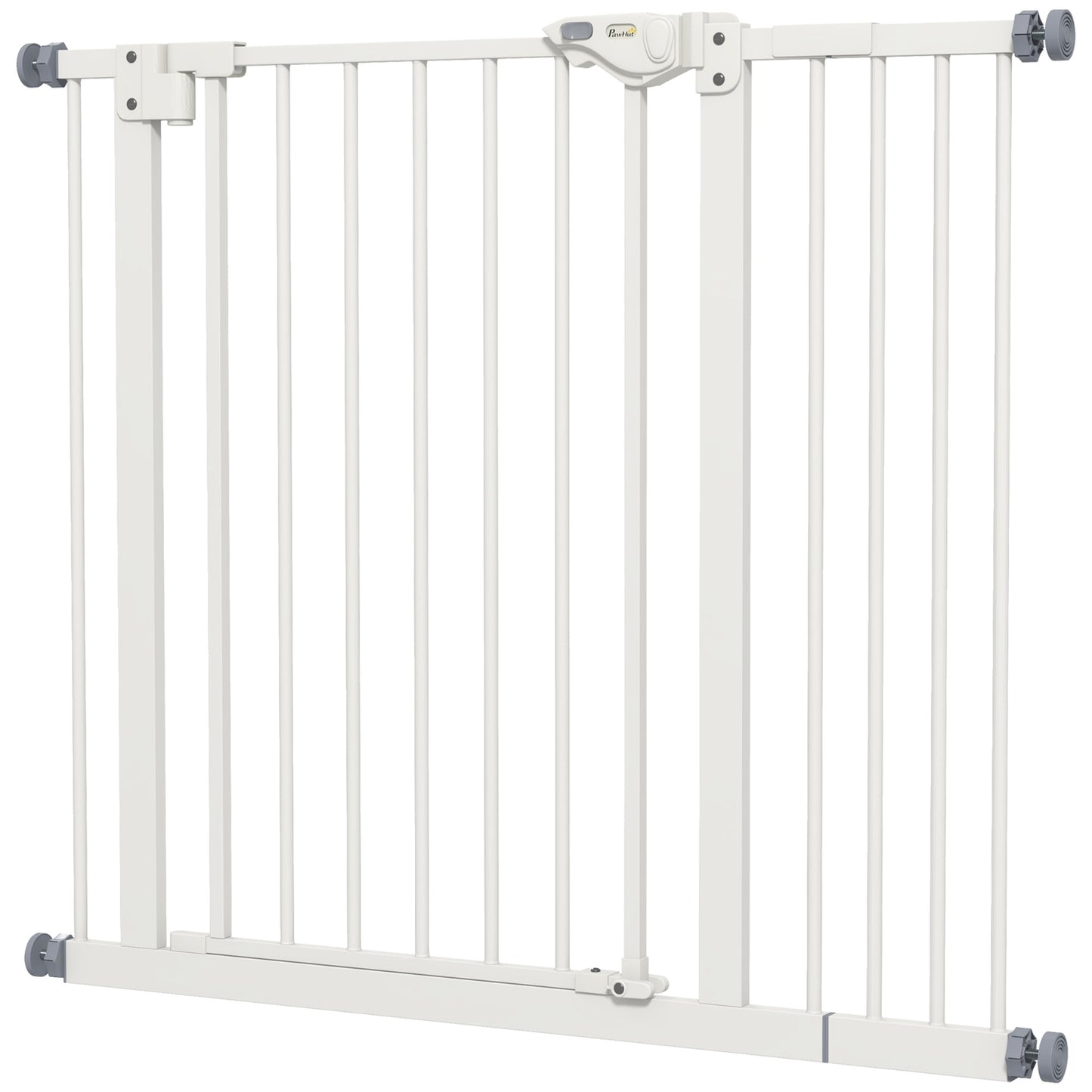 Dog Safety Gate - Expandable Metal, No-Drill, 74-94 cm