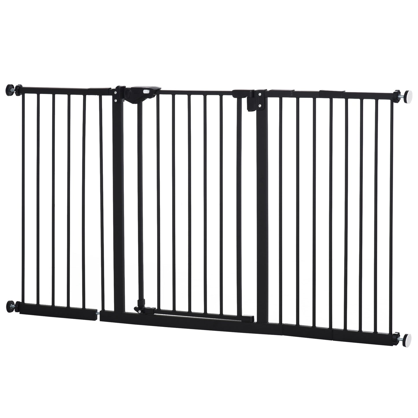 Pet Safety Gate - Metal & Plastic, No Drill, 136.3x76.2cm