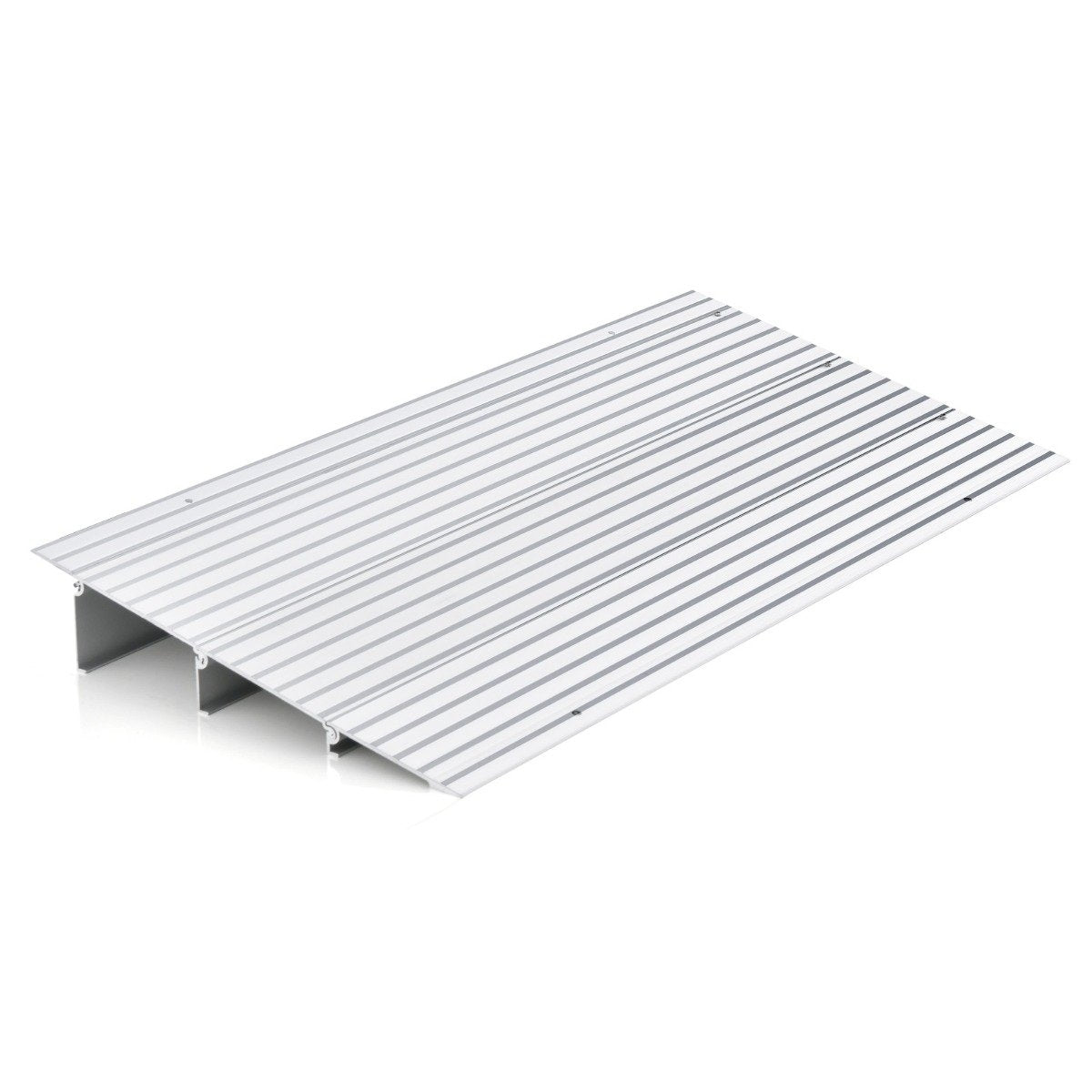 Door sill ramp 8.5 cm high entry ramp with adjustable aluminum frame non-slip access ramp