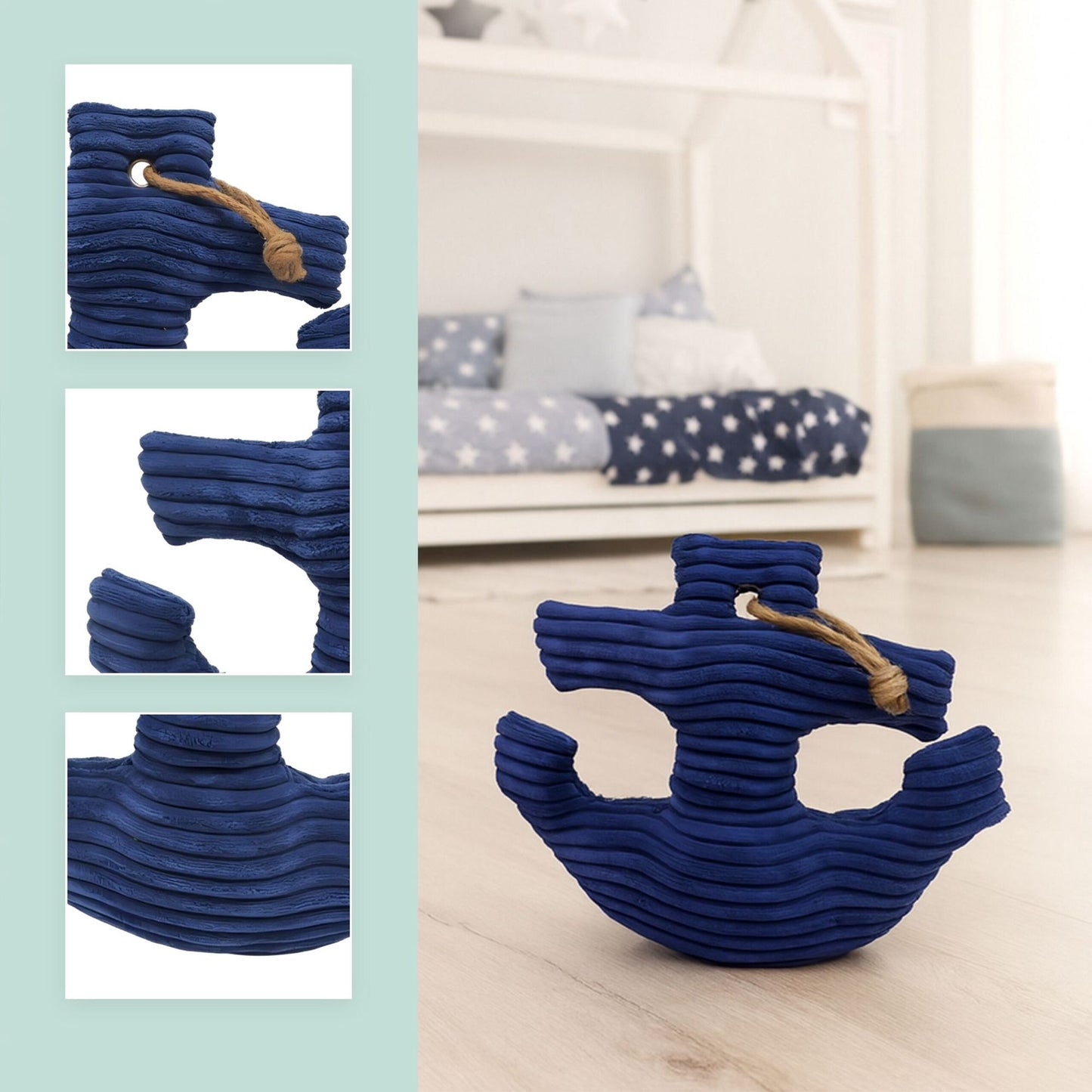Doorstop Anchor – Sand-Filled, Freestanding with Handle