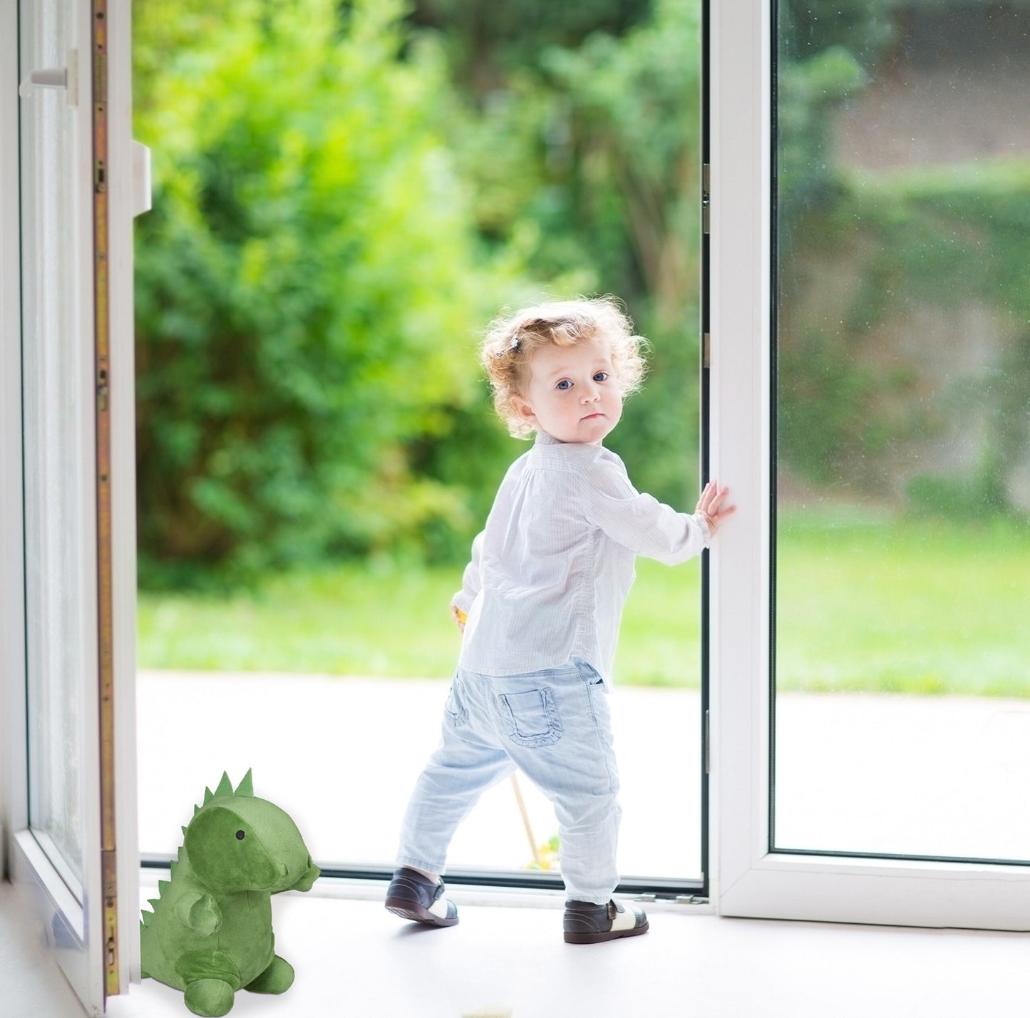 Door stop dinosaur