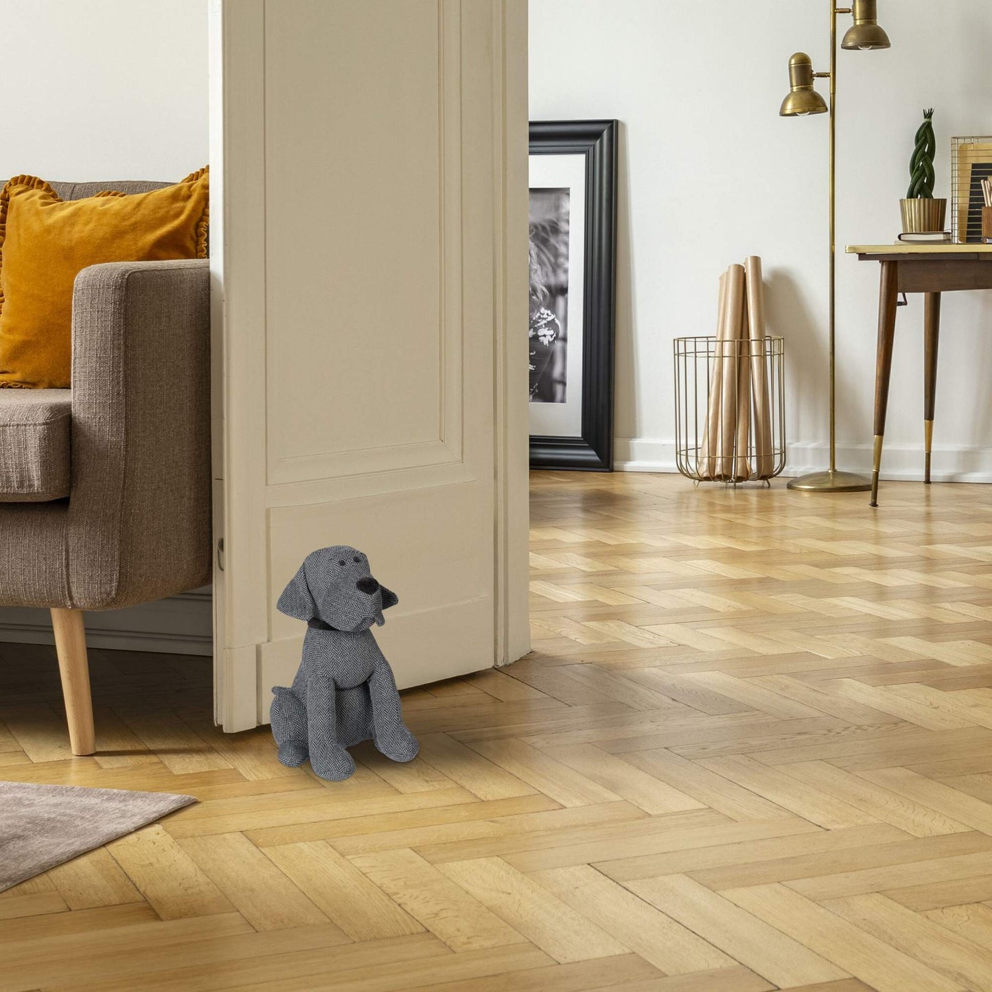Doorstop fabric dog