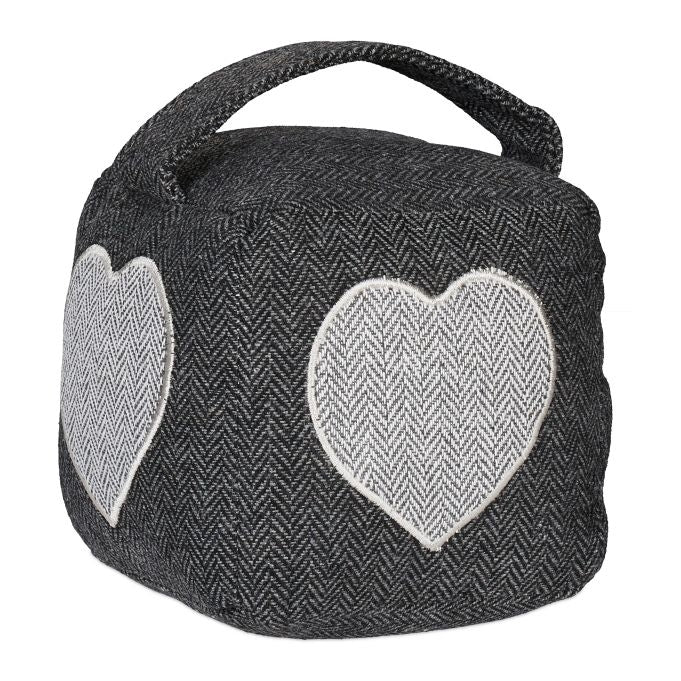 Door stop heart motif