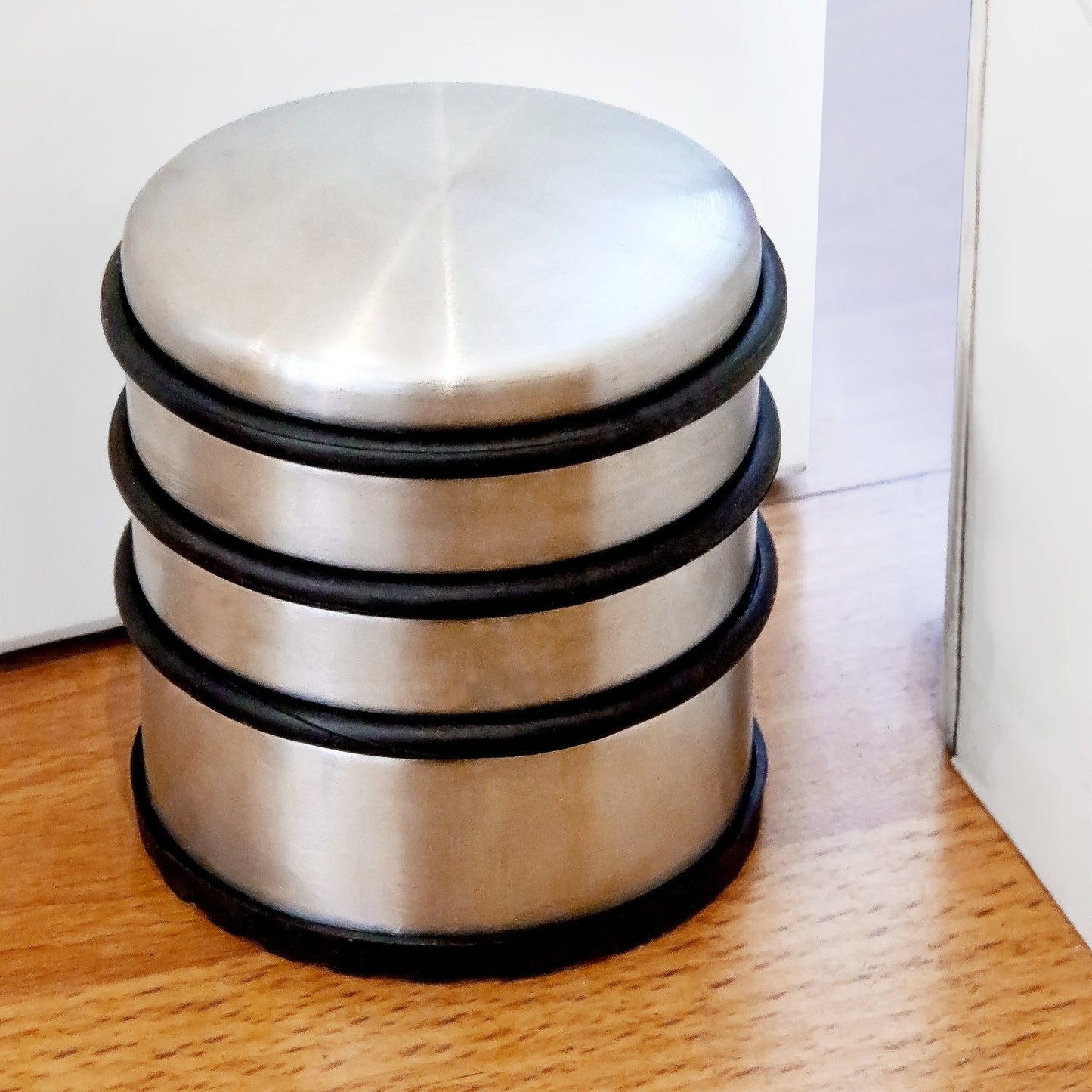 Door stop in stainless steel