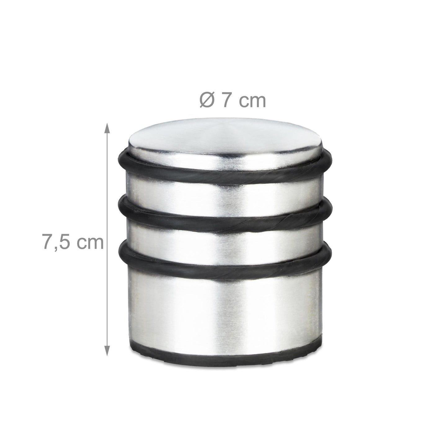 Door stop in stainless steel