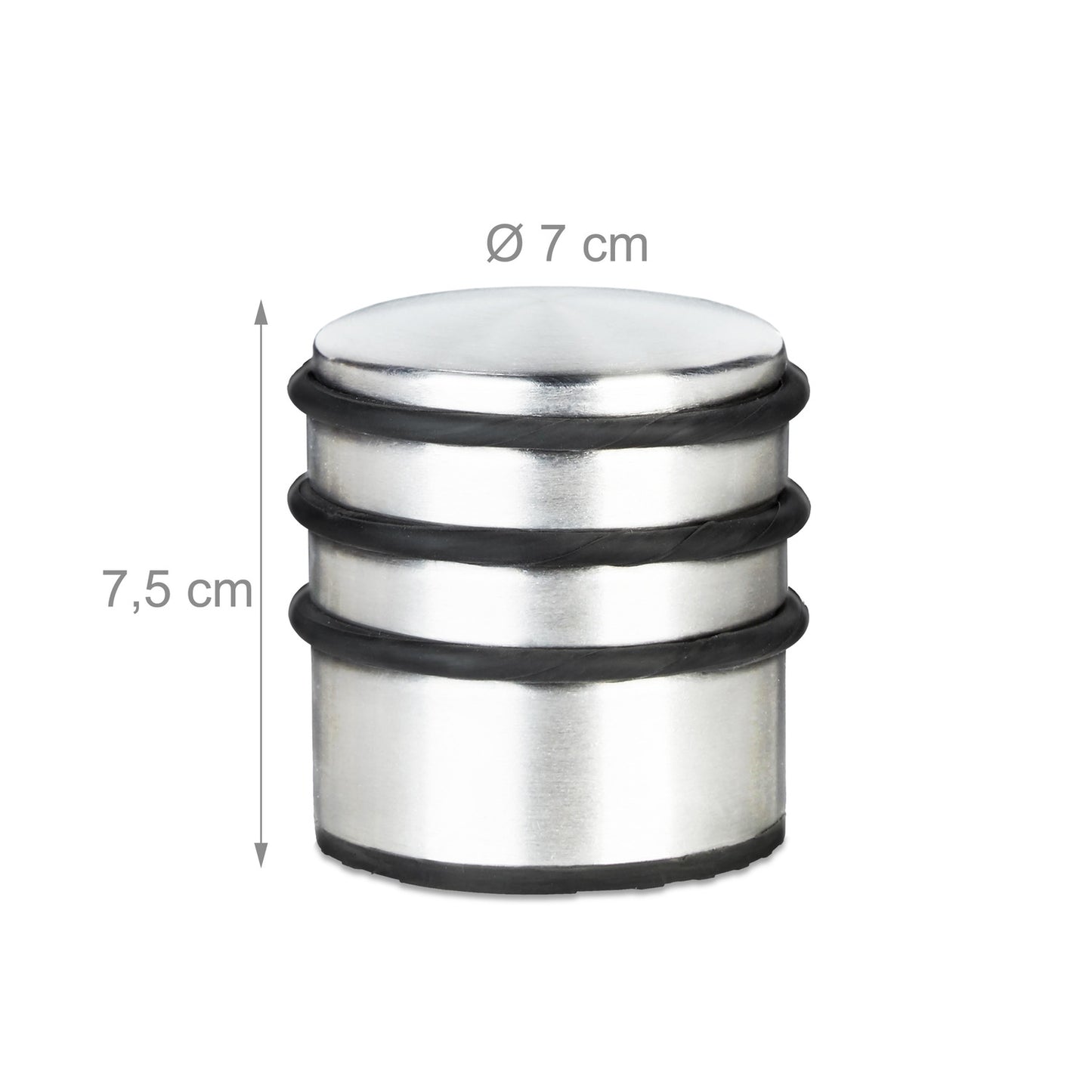 Door stop in stainless steel