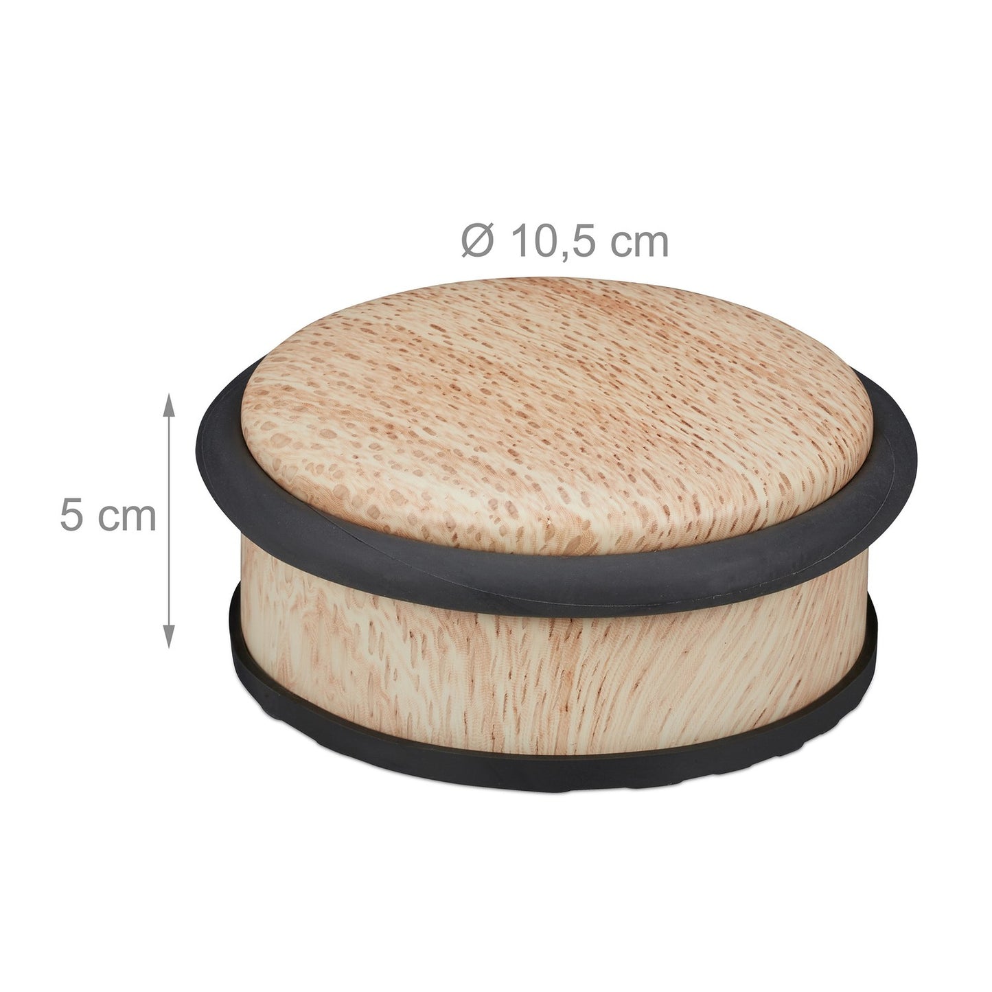 Door stop in wood look