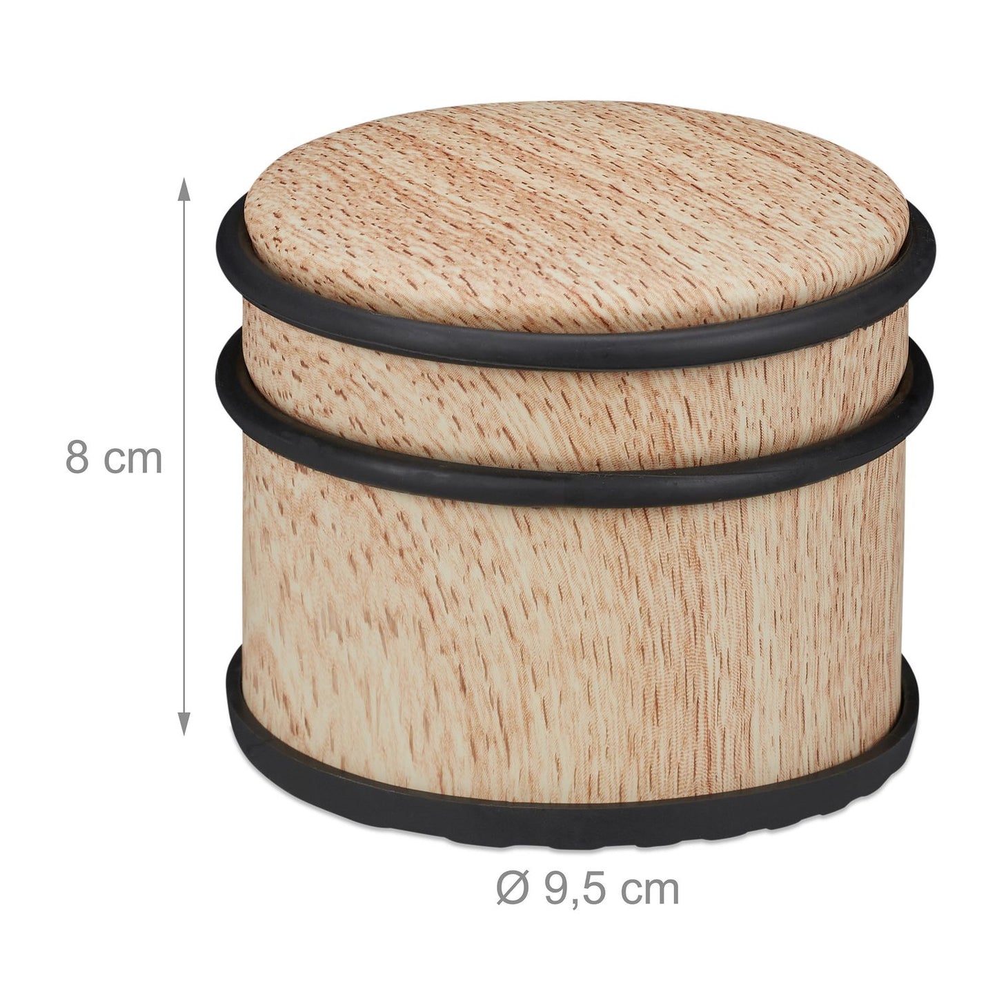 Door stop in wood look