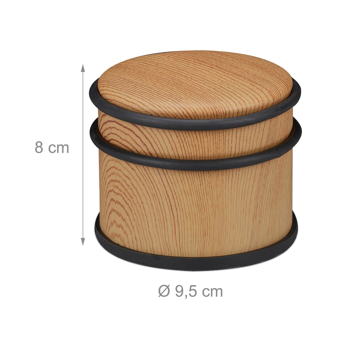 Door stop in wood look